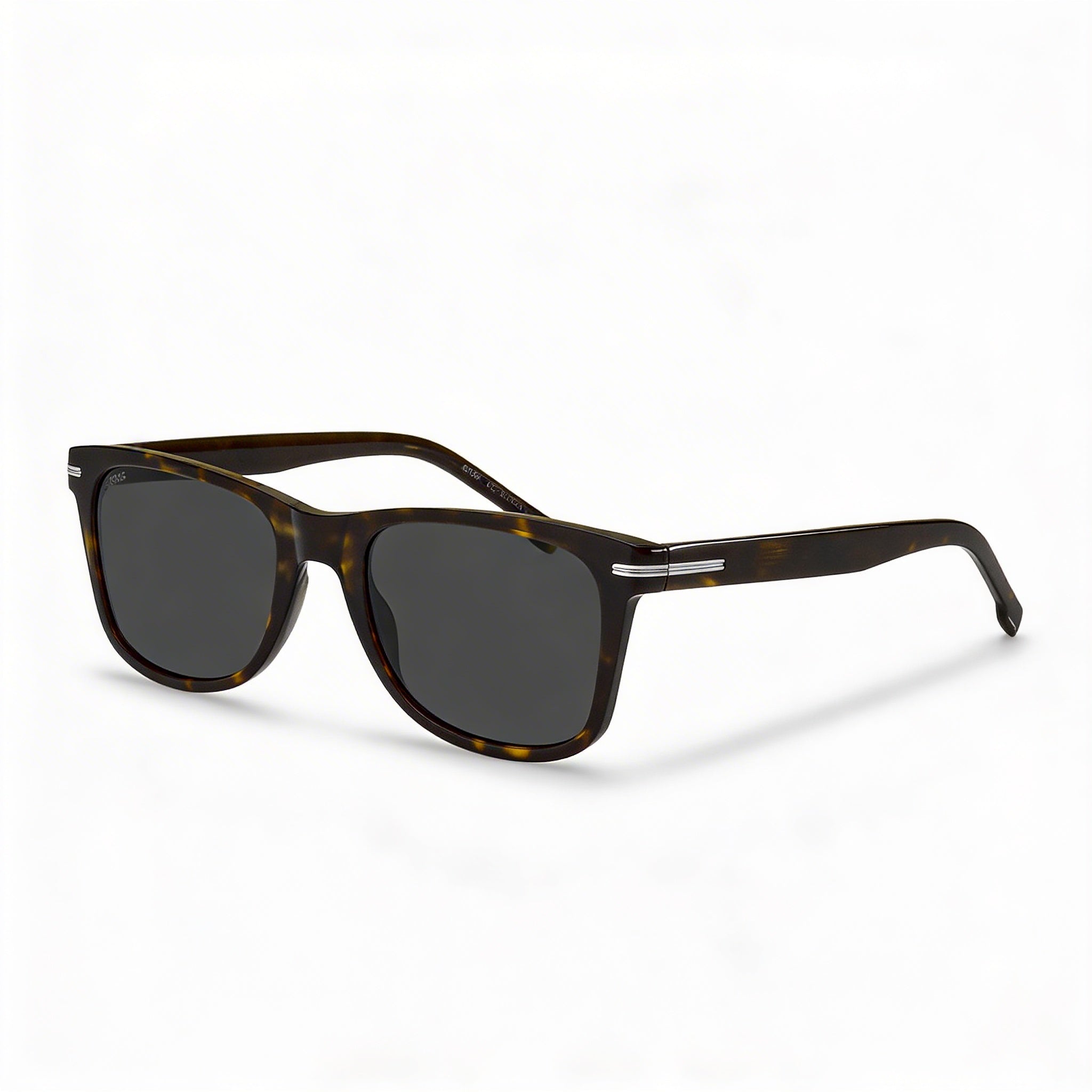 HUGO BOSS BLACK Modern Men's Acetate Frame Havana Non-Polarized 100% UV Protection Sunglasses 52mm, Photo 1