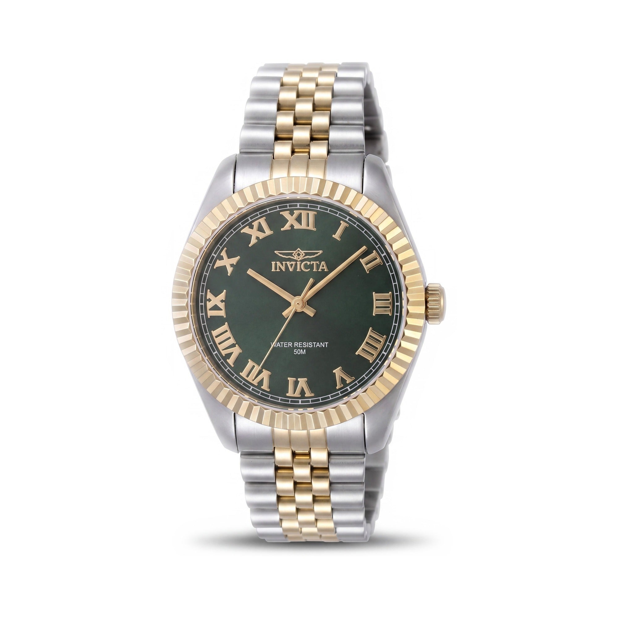 Invicta Specialty 47415 Women's Green Dial Stainless Steel Bracelet Watch, Quartz Movement, 36mm Case, Photo 1
