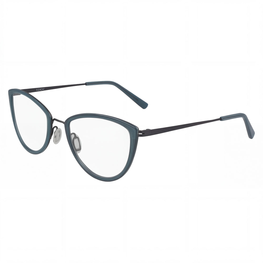 Gafas de sol Flexon W3020 unisex de acetato azul con lentes polarizadas de policarbonato, ancho de lente de 52 mm