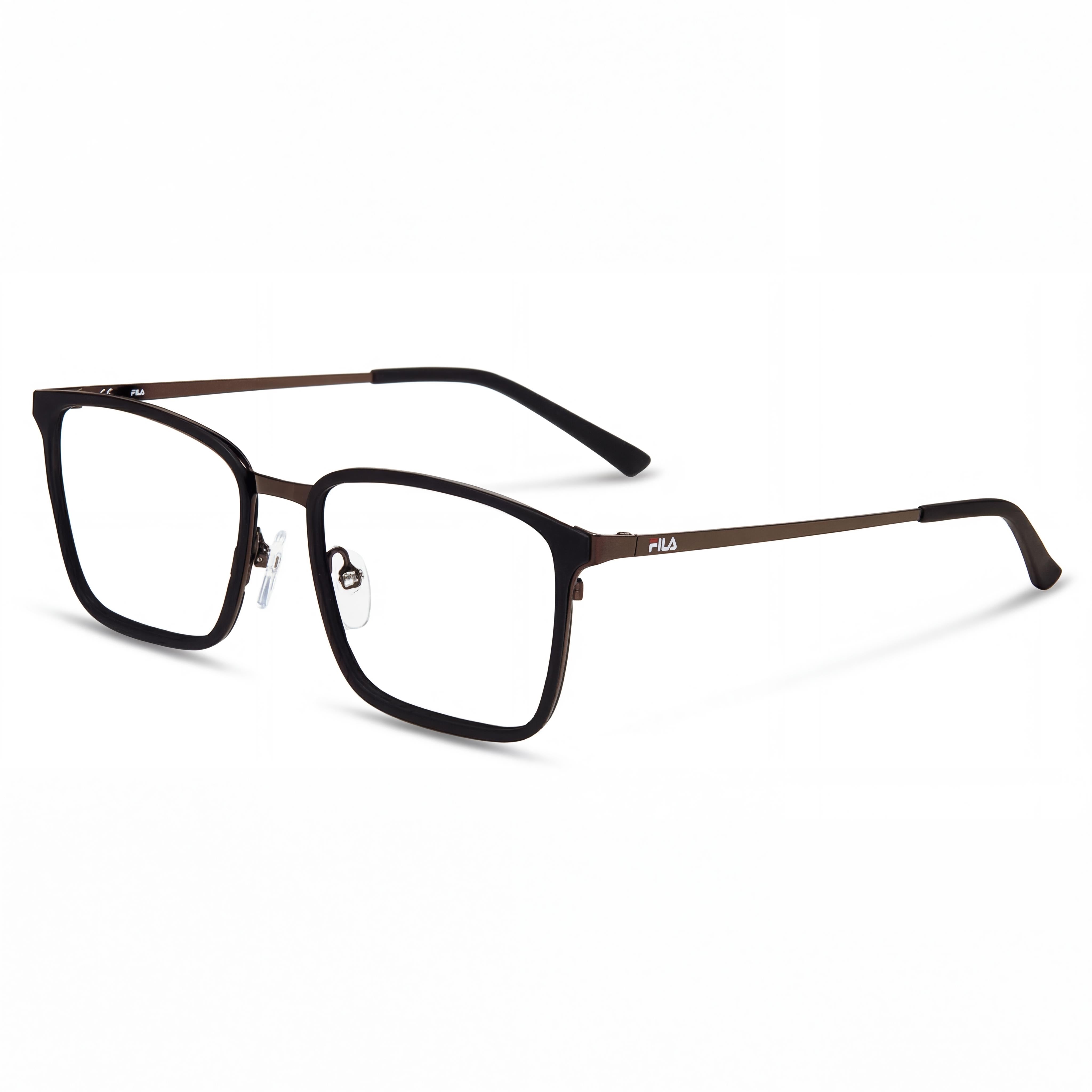 Gafas graduadas Fila Vf9972 para hombre, montura de plástico negra, 53-17-40, Photo 1