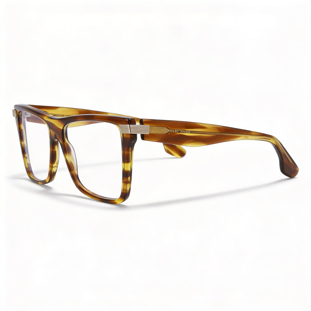 Victoria Beckham Vb2677 Women's Striped Tobacco 53mm Eyeglasses