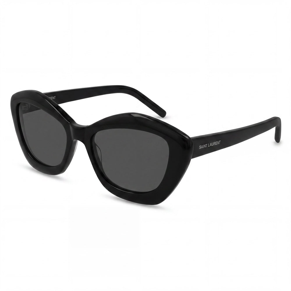 Gafas de sol Saint Laurent Classic para mujer, montura de plástico negra, sin polarizar, protección UV, 54 mm