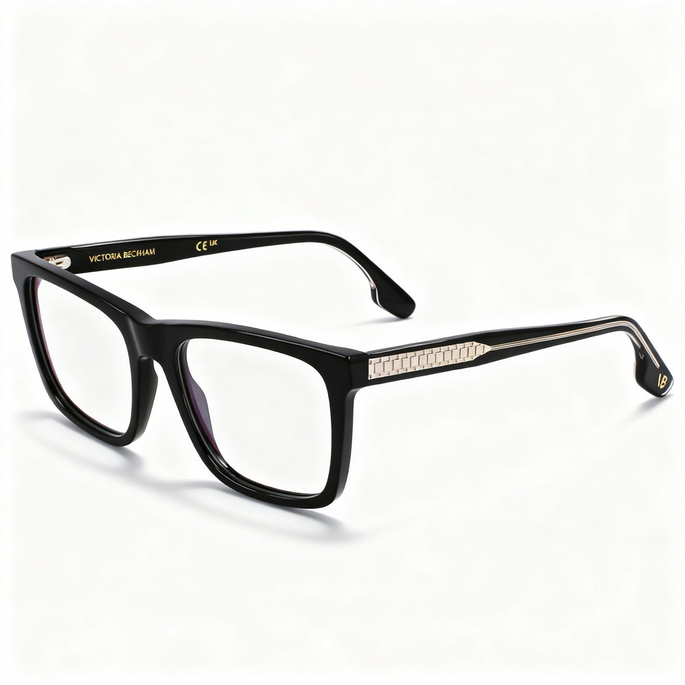 Victoria Beckham VB2670 Women's Black Acetate Square Optical Eyeglass Frames 53mm/17mm/140mm