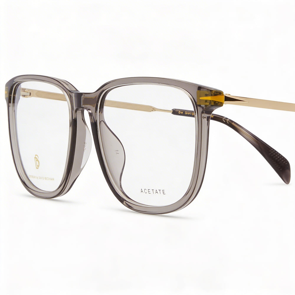 David Beckham Db 7074/F Sunglasses for Men, Grey Gold Plastic Frame, Non-polarised Lenses 55mm