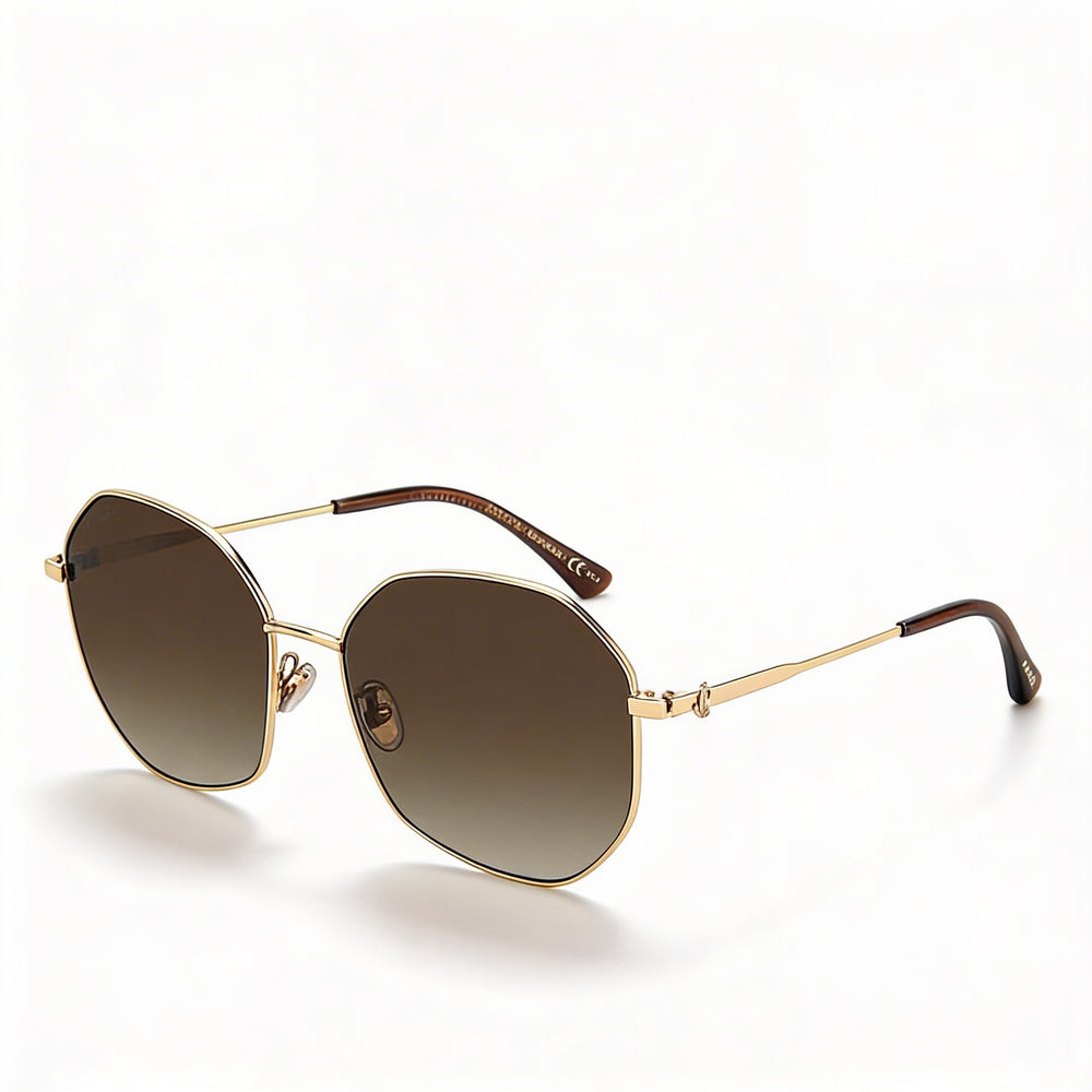 Gafas de Sol Jimmy Choo Astra/F/SK 000 de Acero Inoxidable Oro Rosado para Mujer 100% Protección UVA/UVB 58mm