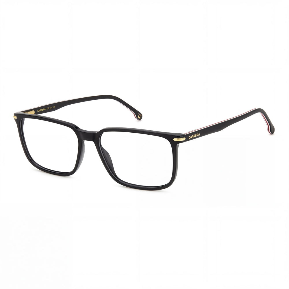 Gafas Carrera Classic para mujer, montura de acetato negro claro, transparentes, 57mm