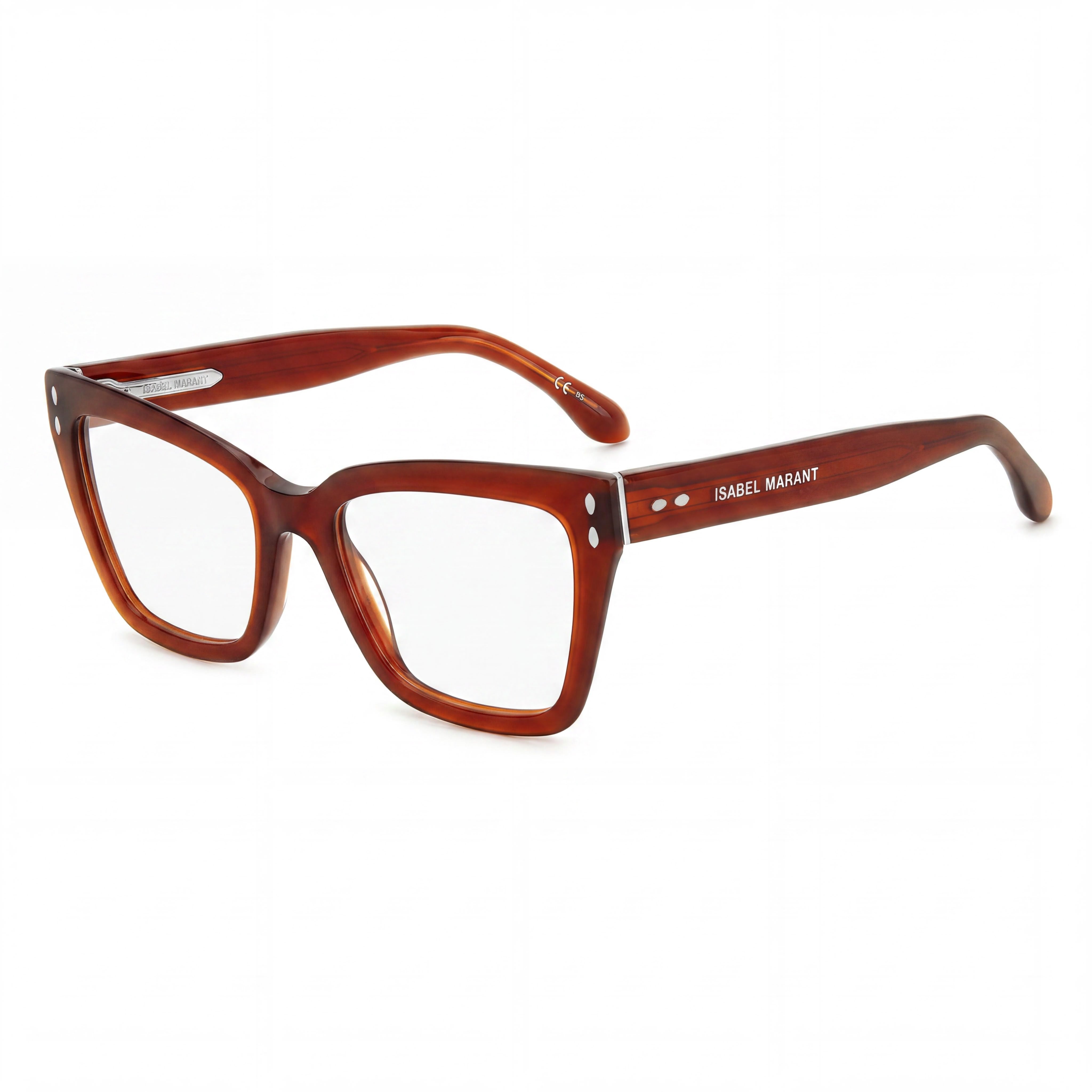 Gafas de sol modernas Isabel Marant para mujer, montura de acetato burdeos, lentes de policarbonato no polarizadas, 52 mm, Photo 1