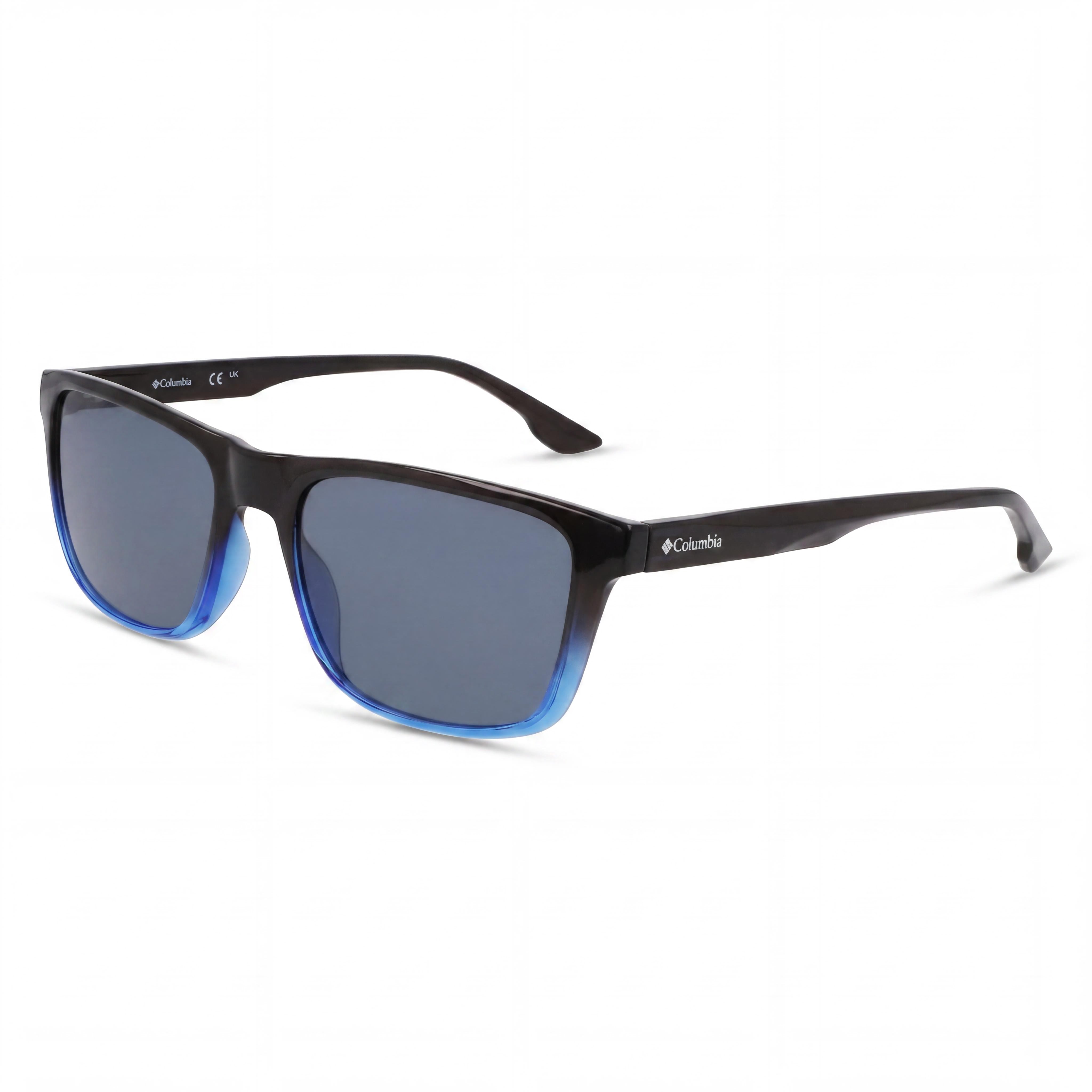Columbia C571s Unisex Eyewear Acetate Non-Polarized Gradient Black to Blue Crystal 57-19-145, Photo 1