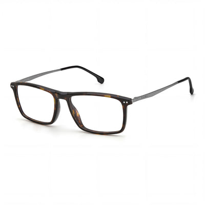 Montura de gafas Carrera Carrera 8866 de plástico havana unisex con una anchura de lente de 54 mm, una anchura de puente de 16 mm y una longitud de patilla de 145 mm