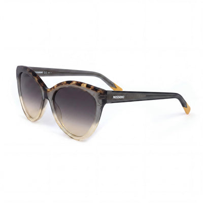 M Missoni Modern Women's Transparent Faded Tortoise Acetate Grey Ochre UV Protected Non-Polarized Sunglasses 57mm