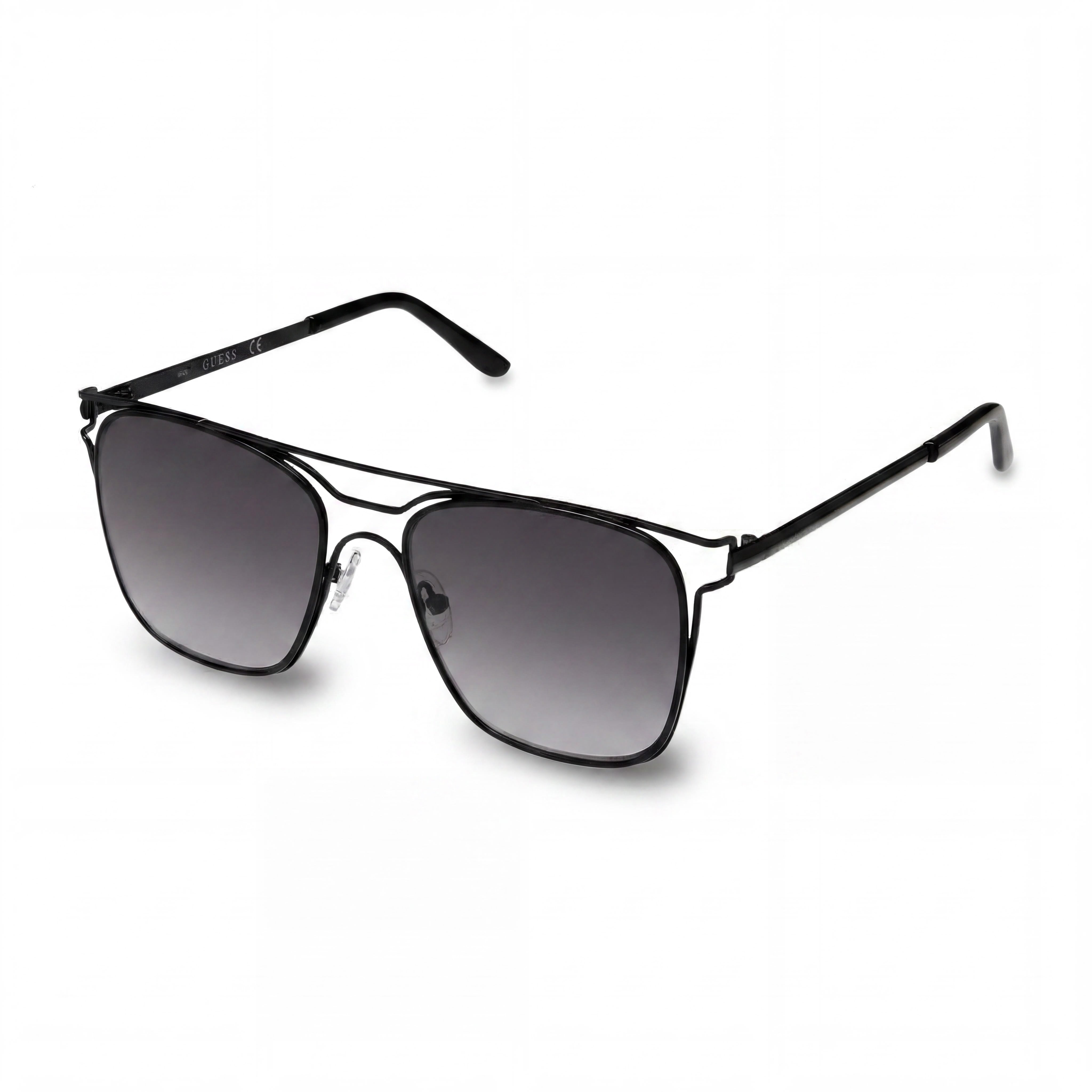 Gafas de sol GUESS GF0185 para mujer, de metal ahumado degradado azul mate, no polarizadas, con protección UV 100 %, 55 mm, Photo 1