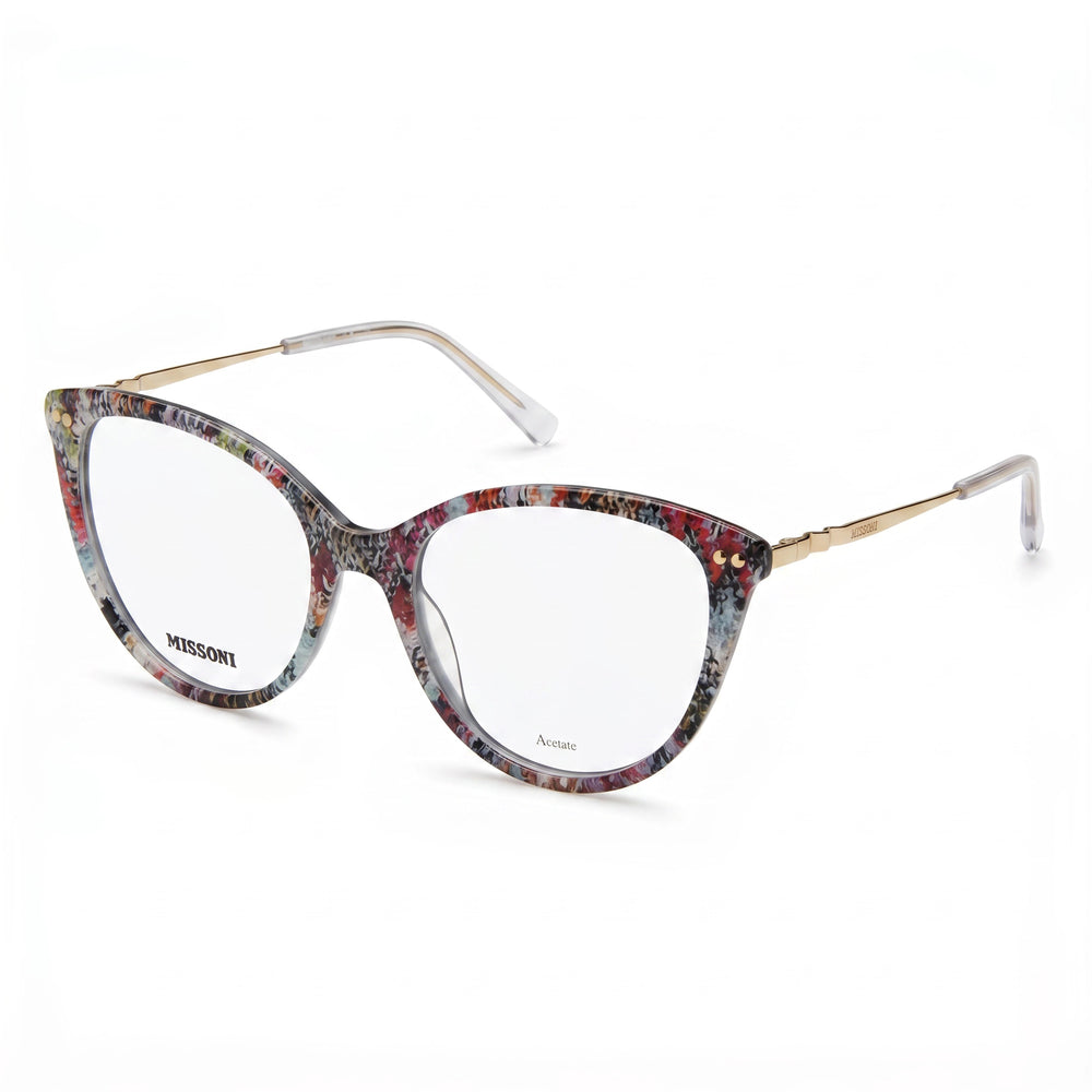 Gafas de sol Missoni Modern para mujer con montura de acetato, acabado multicolor estampado y lentes de policarbonato, 54 mm