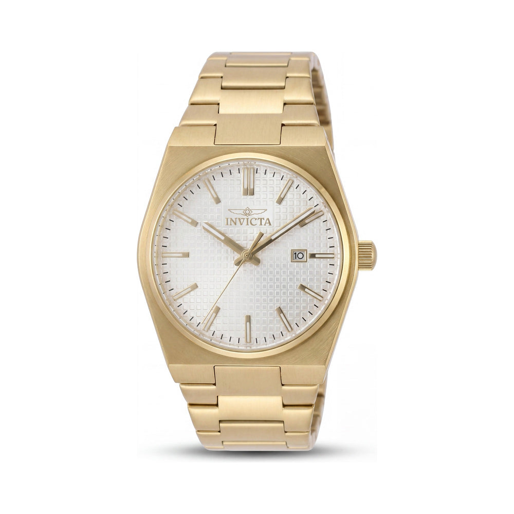 Reloj Invicta Speedway 48400 unisex de cuarzo, acero inoxidable, esfera plateada, 40 mm, resistente al agua hasta 5 ATM.
