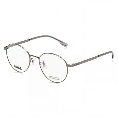 Hugo Boss Panthos 1475/f Men's Alloy Steel Frame Prescription Eyeglasses Dark Ruthenium 52mm