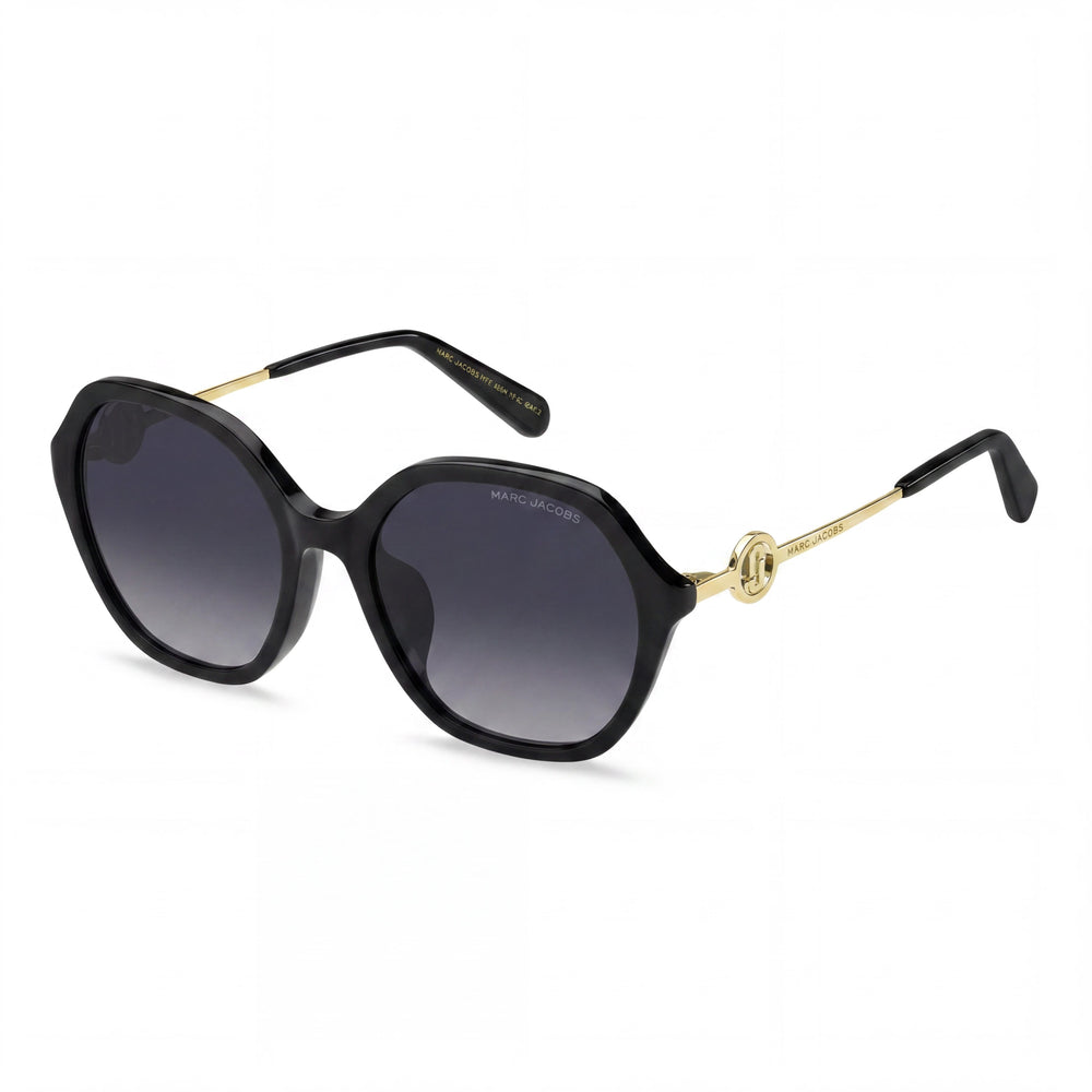 Marc Jacobs Casual MARC 728/F/S Women's Acetate Black Dark Grey Shaded Polycarbonate Lenses 55-19-140