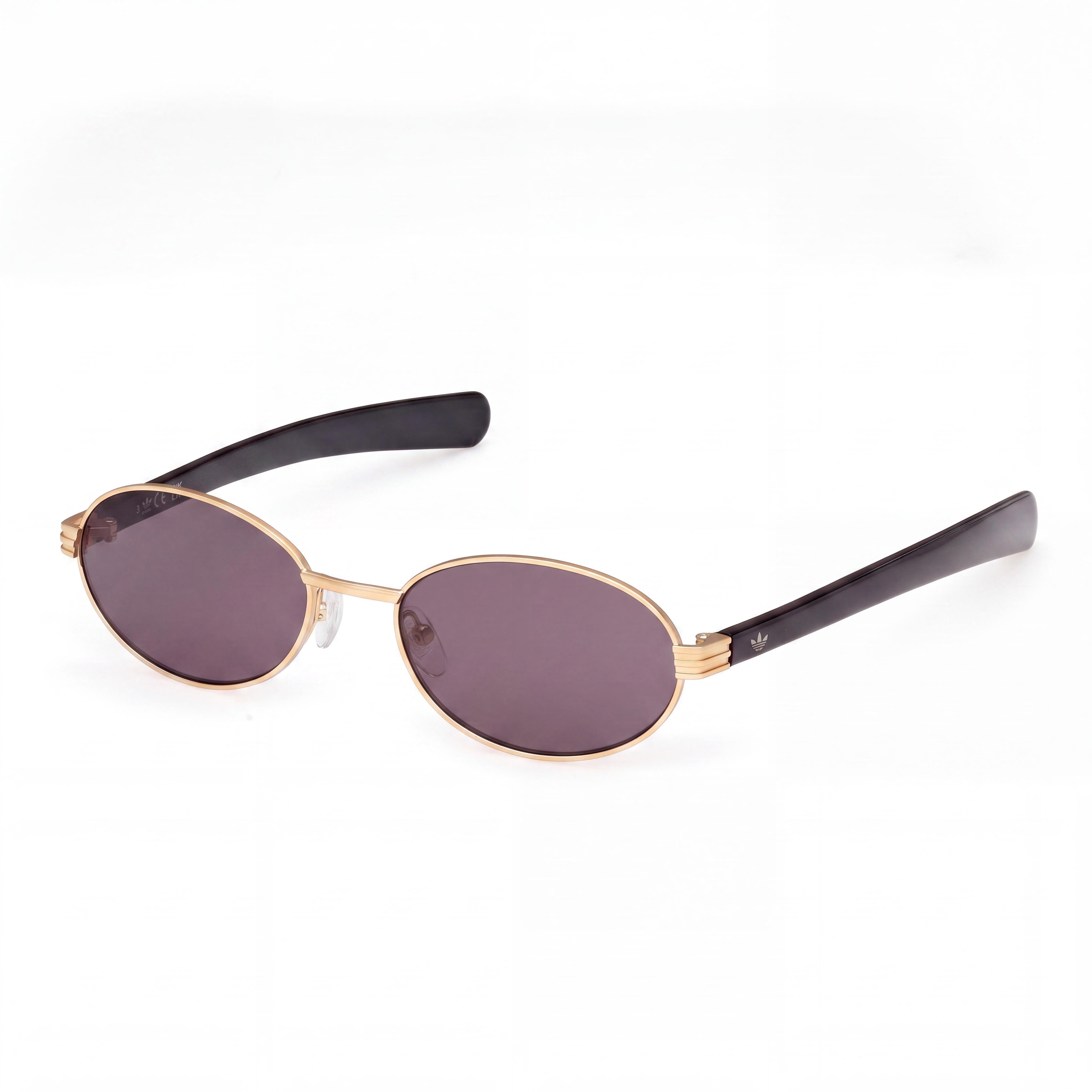 adidas OR0123 Classic Men's Matte Deep Gold Polarized Smoke 100% UV Protection Sunglasses 54mm, Photo 1