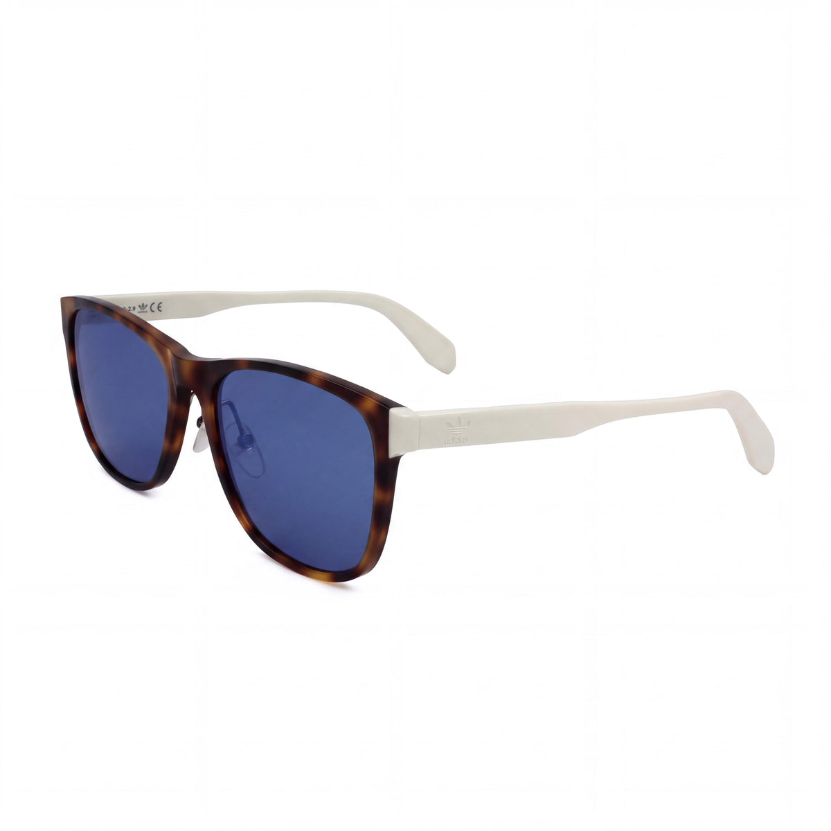 Gafas de sol retro adidas Originals para hombre, montura Havana Dunkel, lentes de plástico no polarizadas, 57 mm, Photo 1