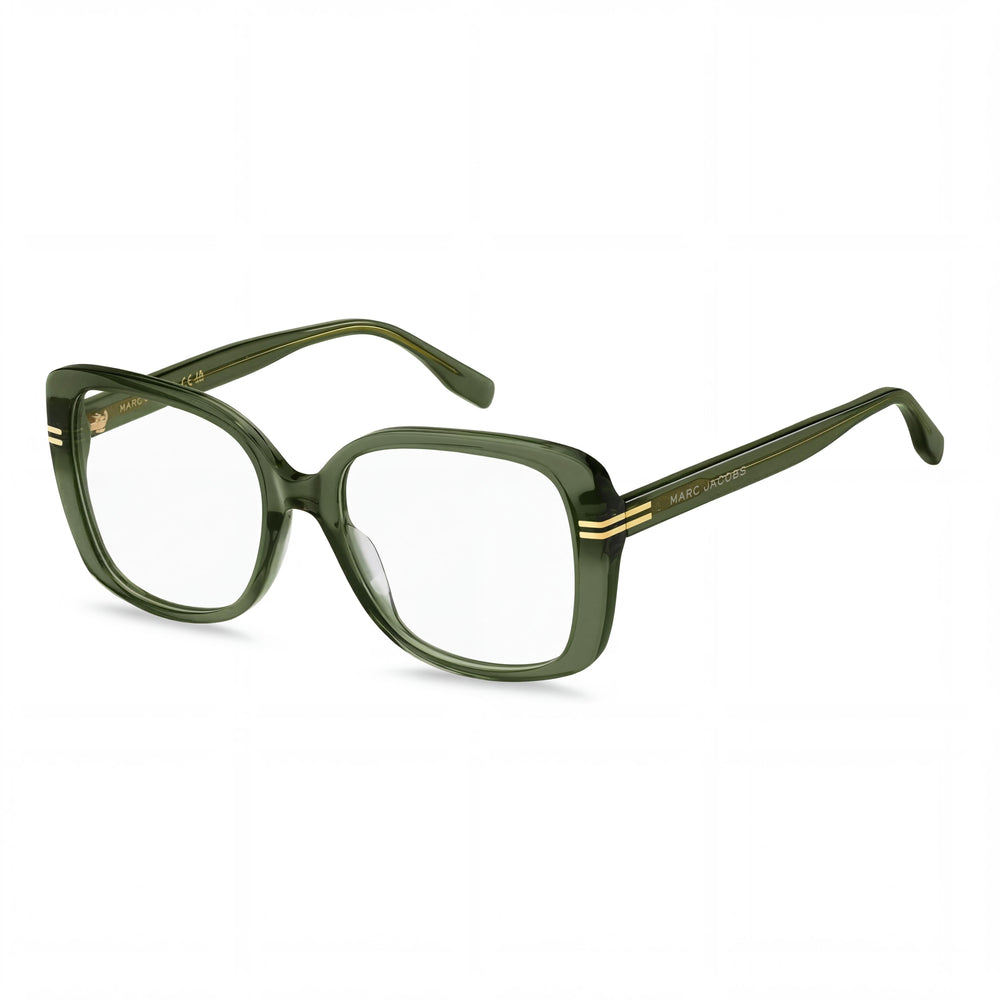 Marc Jacobs Classic Women's Eyewear featuring Green Plastic Frame and Non-Polarized Multicolor Lenses 55mm