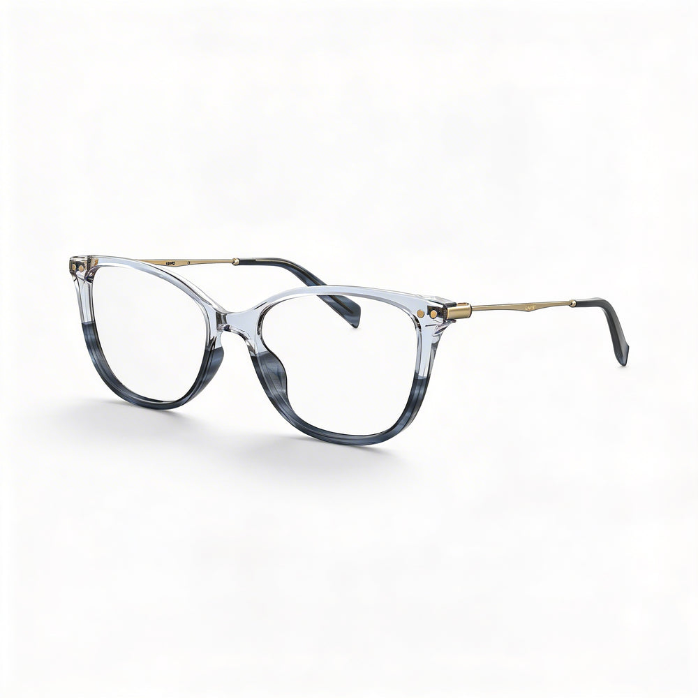 Gafas Levi's NON para mujer con montura de polimetilmetacrilato y lentes de plástico de 51 mm, color Blue Horn