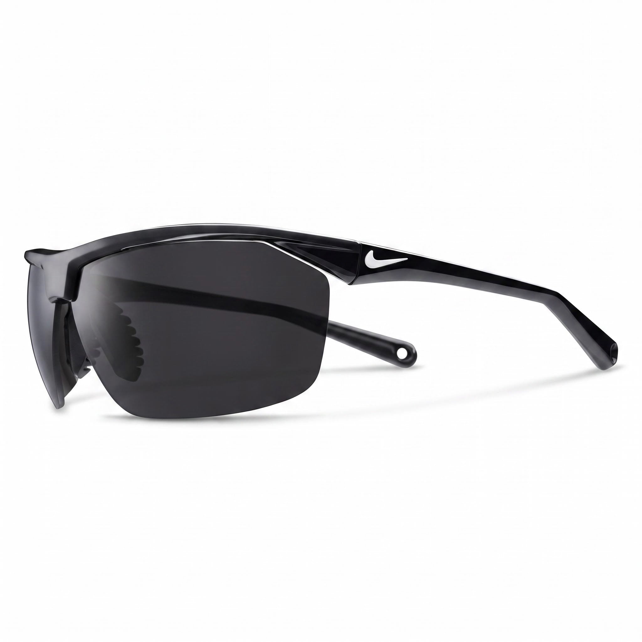 Nike Tailwind Sunglasses Unisex Shiny Black White Plastic Frame UV Protected 70-16-120, Photo 1