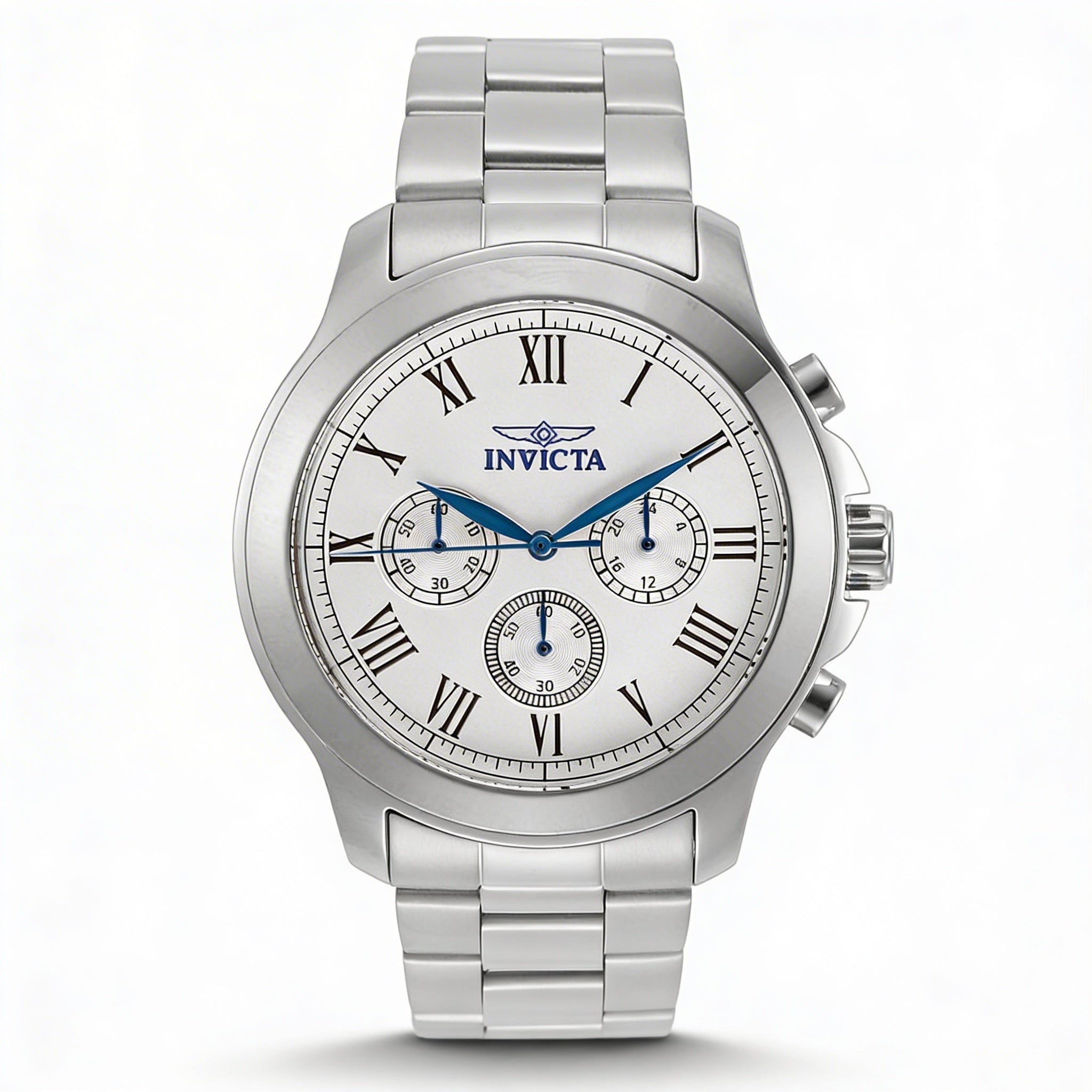 Invicta Men's Quartz Watch, Chronograph Functionality, Stainless Steel Case and Bracelet, 44mm, Photo 1