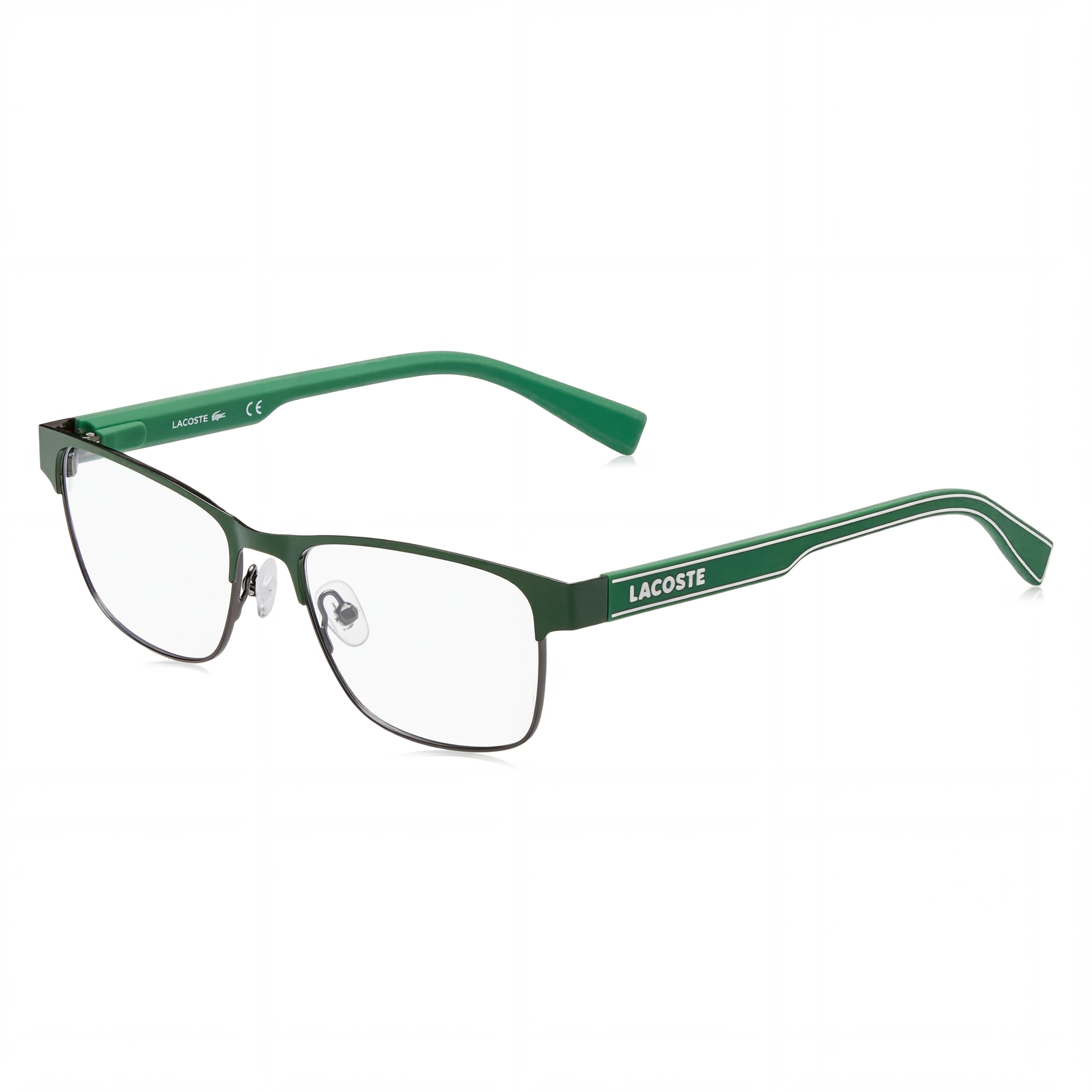 Lacoste L3111 Unisex Casual/Formal Sunglasses with Green Acetate Frame and Green Polycarbonate Lenses 49mm, Photo 1