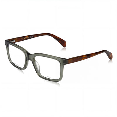 Rag & Bone Casual Men’s RNB7053/G Green Acetate Optical Frames with Clear Lenses 53-19-145