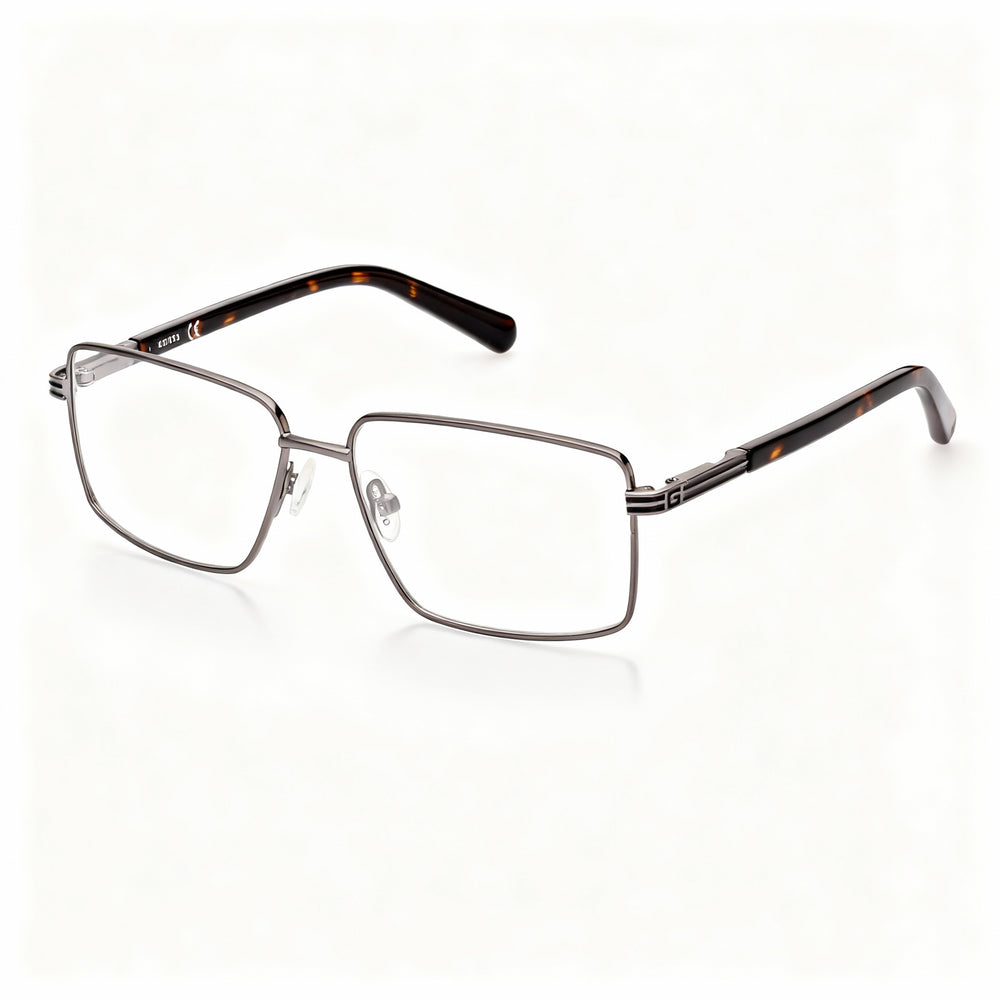 GUESS GU50061 Men's Casual Metal Frame Matte Metallic Non-Polarized Eyeglasses 54mm Lens Width