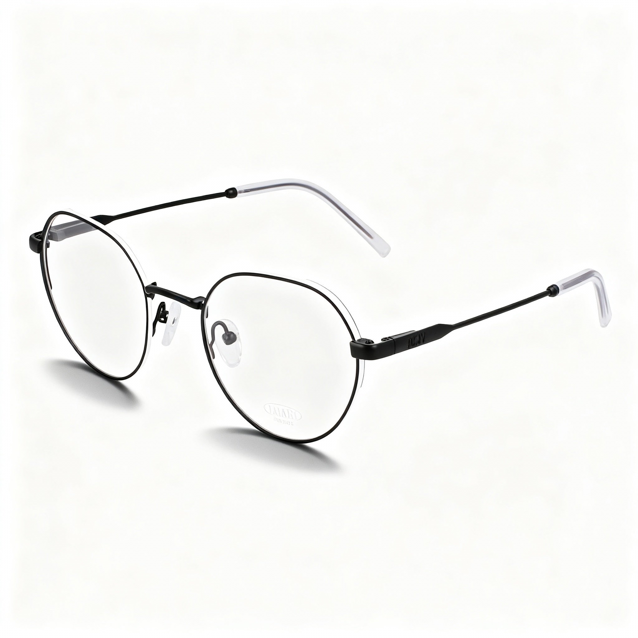 DKNY Modern Women's Metal Sunglasses, Matte Black, Non-Polarized Polycarbonate Lenses 48mm