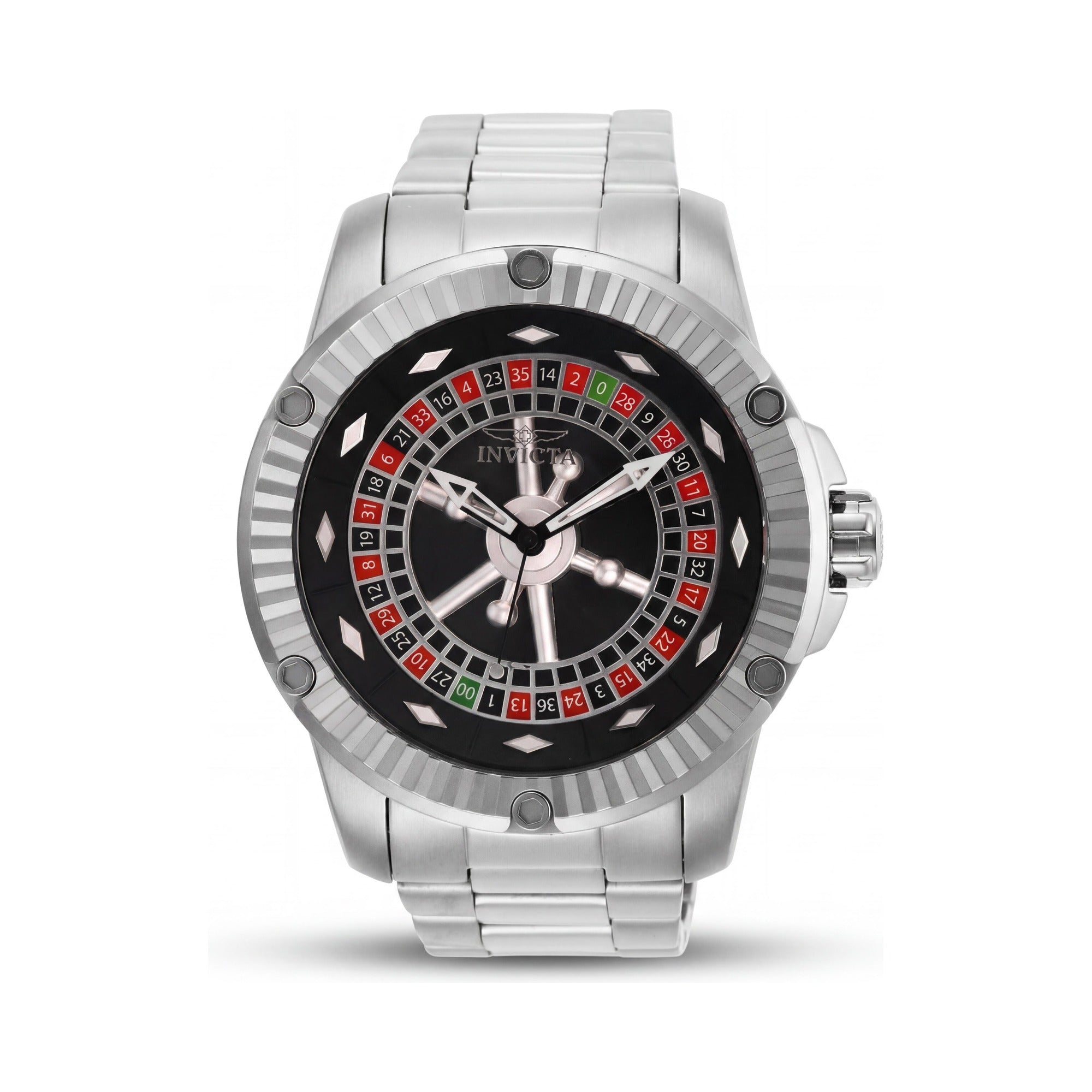 Reloj Invicta Specialty Collection automático para hombre, caja de acero inoxidable plateado de 52 mm con esfera negra, resistente al agua 10 bar, Photo 1