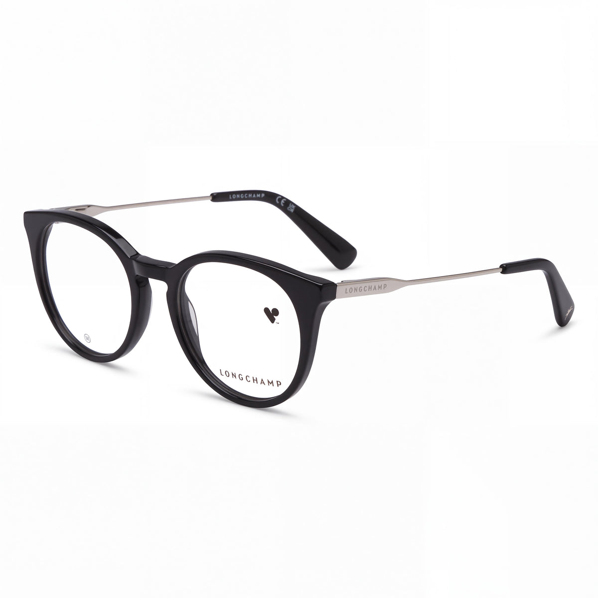 Longchamp Lo2720 Men’s Modern Black Alloy Steel Eyeglasses, 51mm Lens, 18mm Bridge, 140mm Temple, Photo 1
