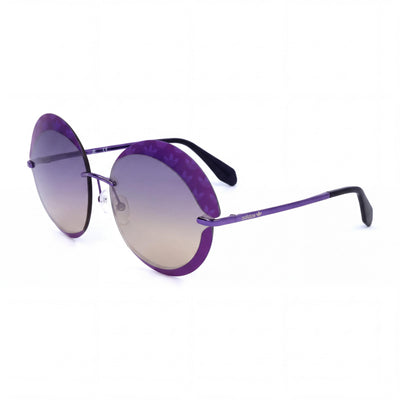 Gafas de sol adidas Originals Contemporaneo para mujer, violeta brillante, armazón metálico, espejo degradado violeta, 67 mm