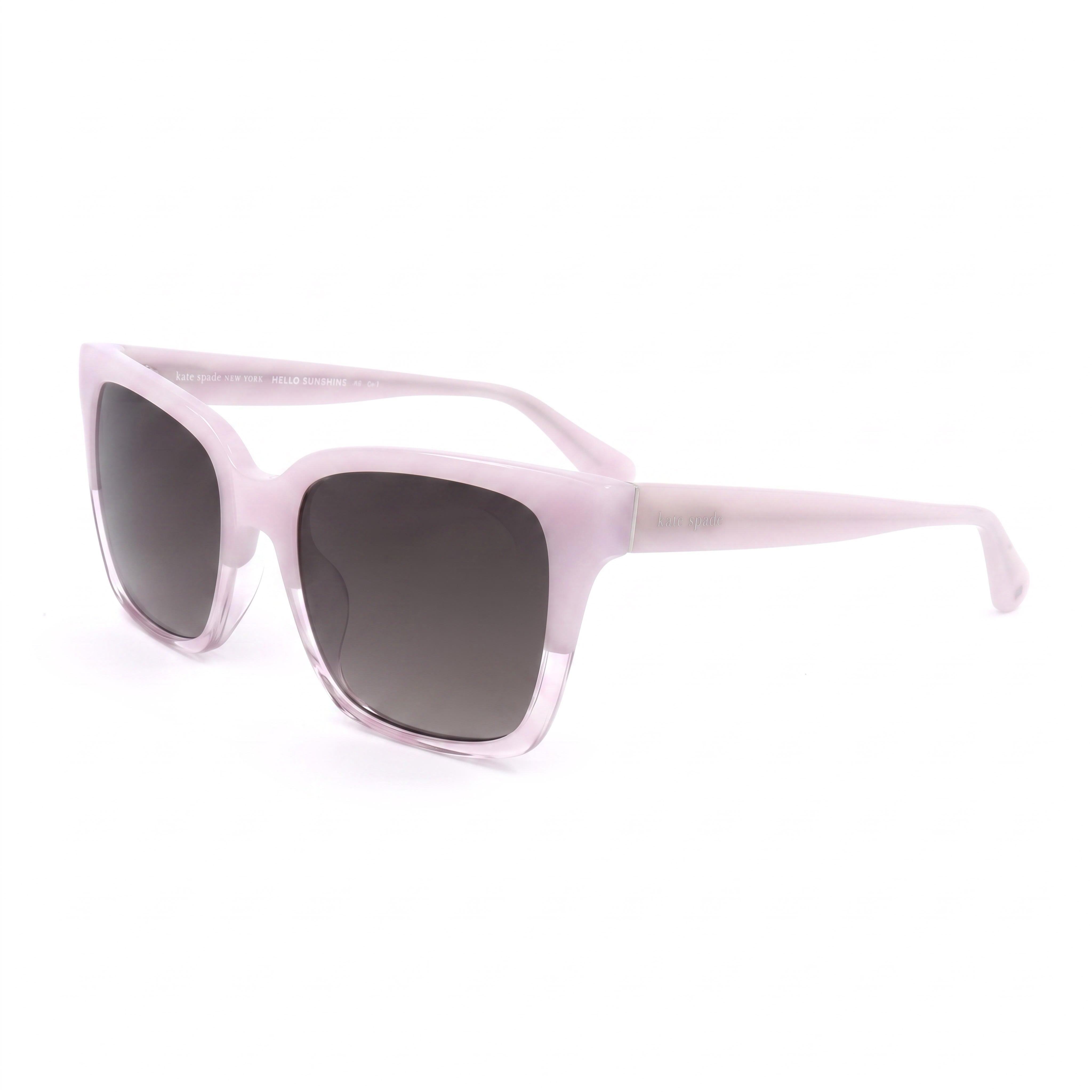 Gafas de sol de mujer Kate Spade New York HARLOW/G/S casual, violeta, marrón, acetato, cuadradas, con degradado marrón, protección UV de 55 mm, Photo 1