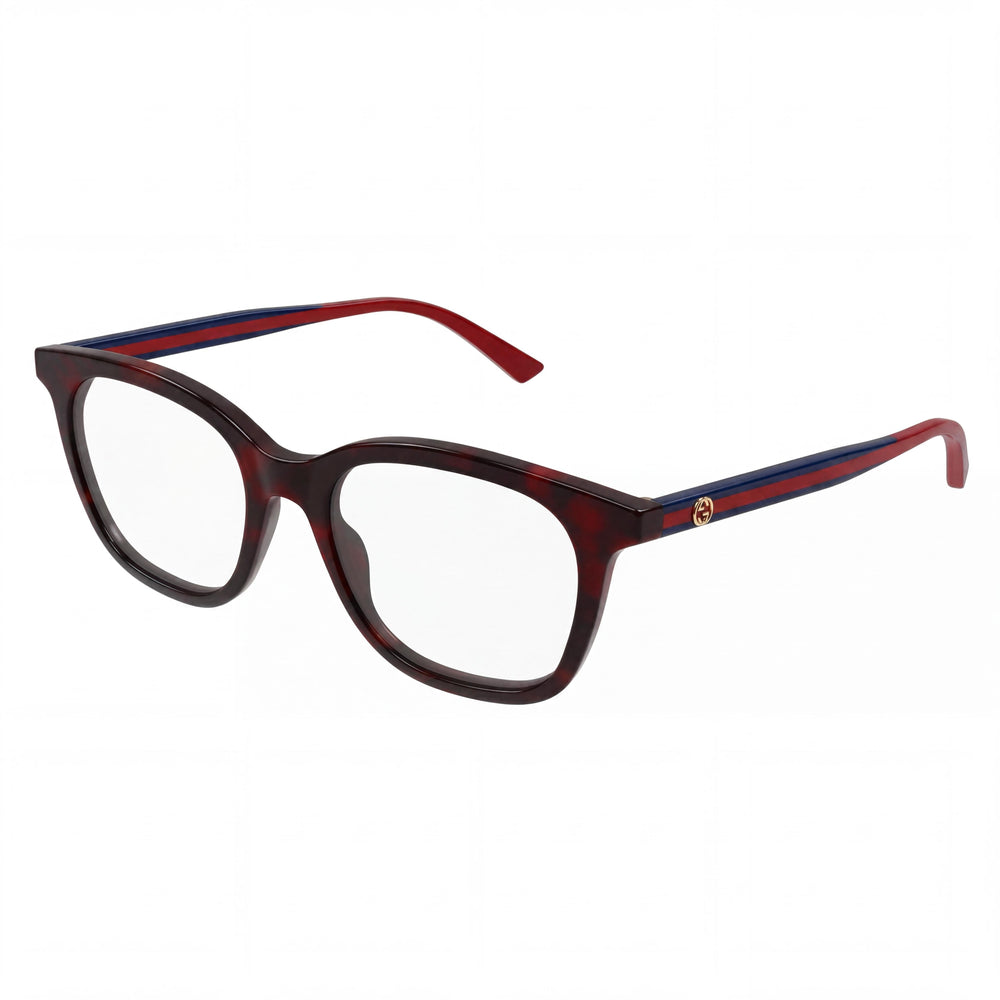 Gucci Gg1864o-003 Women's Tortoise Havana Blue Transparent Optical Frames with Multicolor Lenses 50/18/145