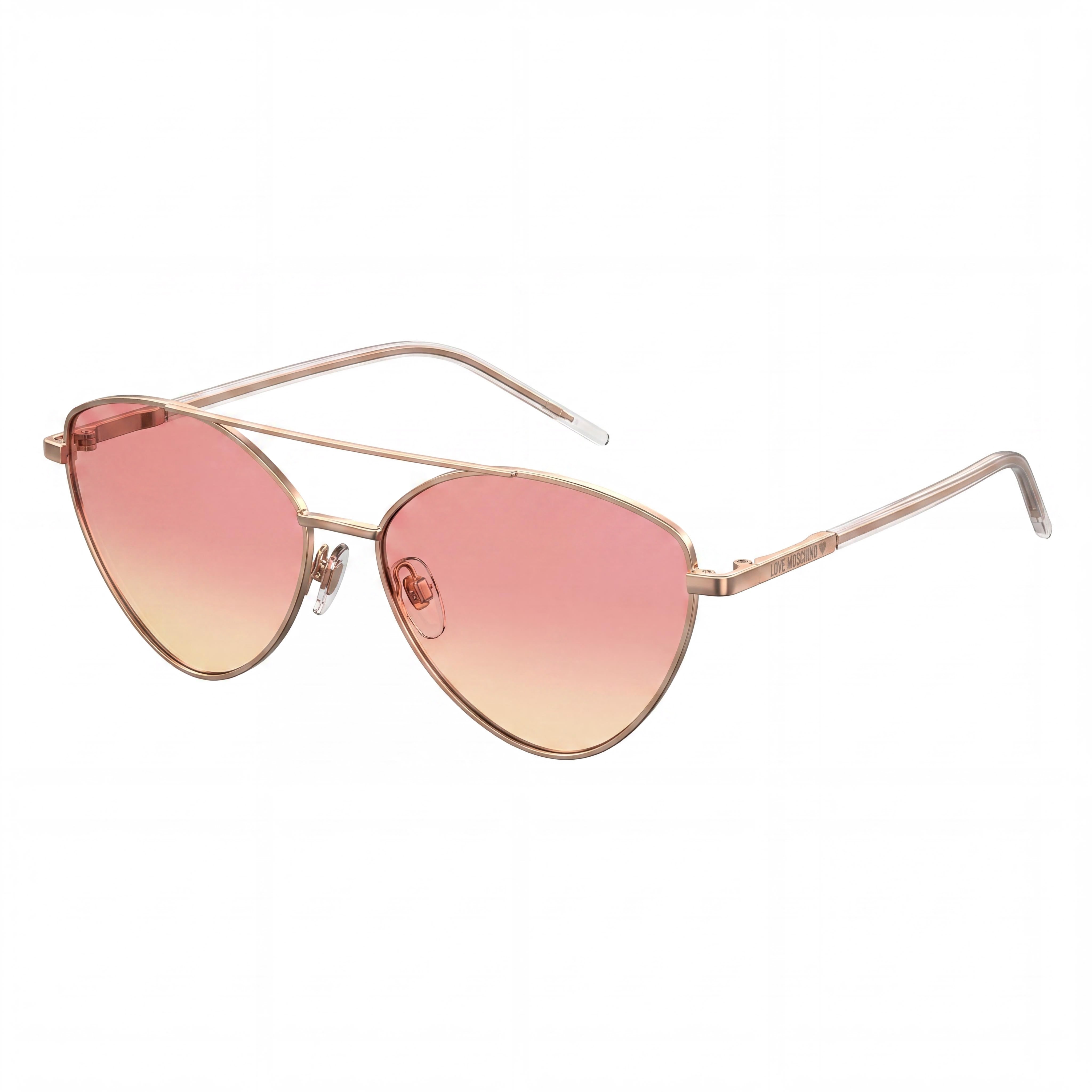 Gafas de sol Love Moschino Logo Pill para mujer, montura de acetato roja con lentes de acetato, 57-15-140 mm, protección UV, Photo 1