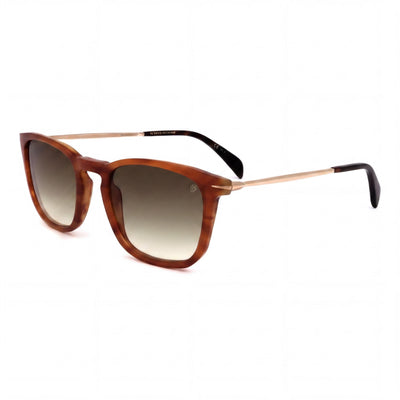 David Beckham DB 1034/S Casual Men's Bwnhorn Gold Acetate Non-Polarized UV Protection Sunglasses 53mm