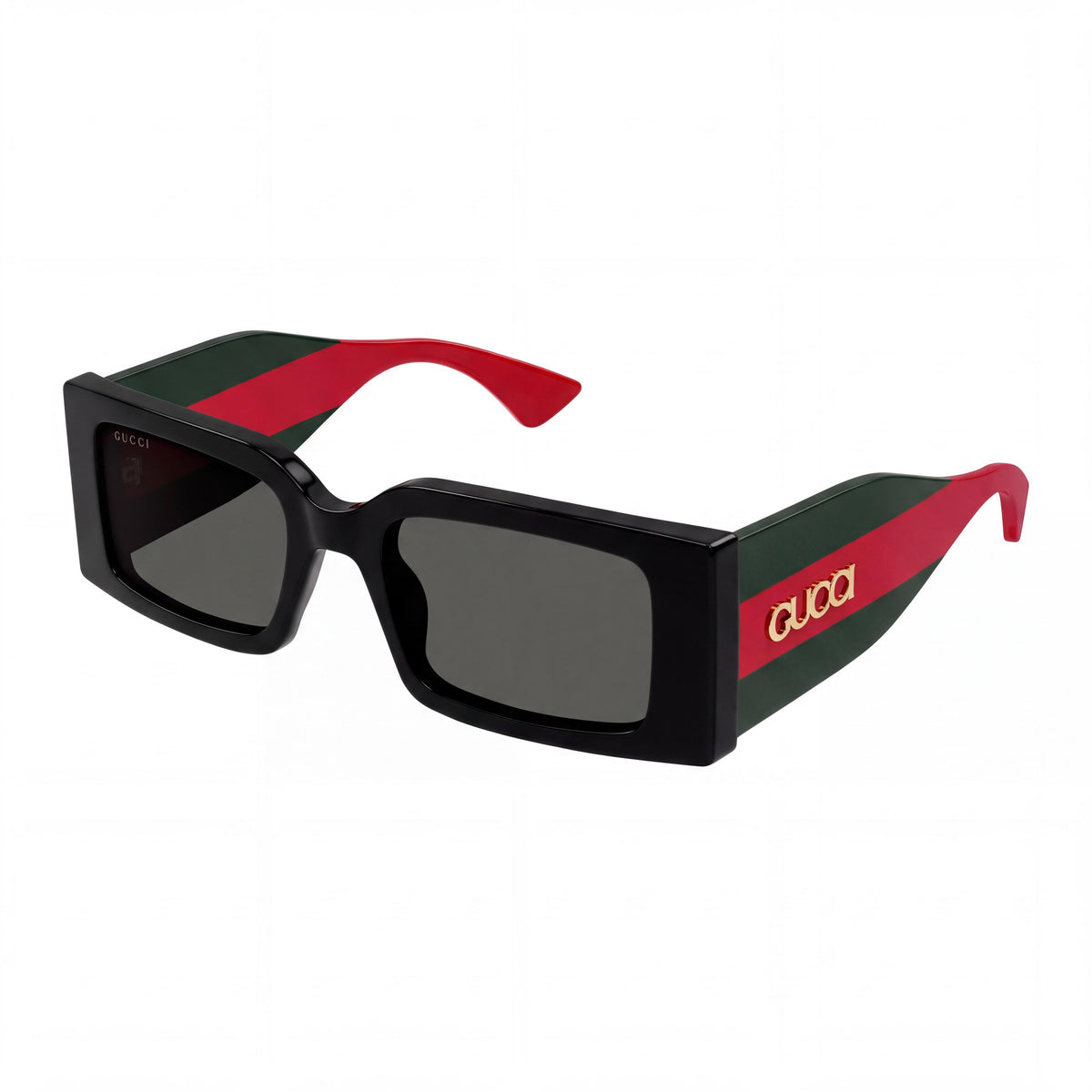 Gafas de sol para mujer Gucci GG1860S-001 con montura de plástico negra/verde, lentes negras polarizadas con protección UV, 52 mm, Photo 1