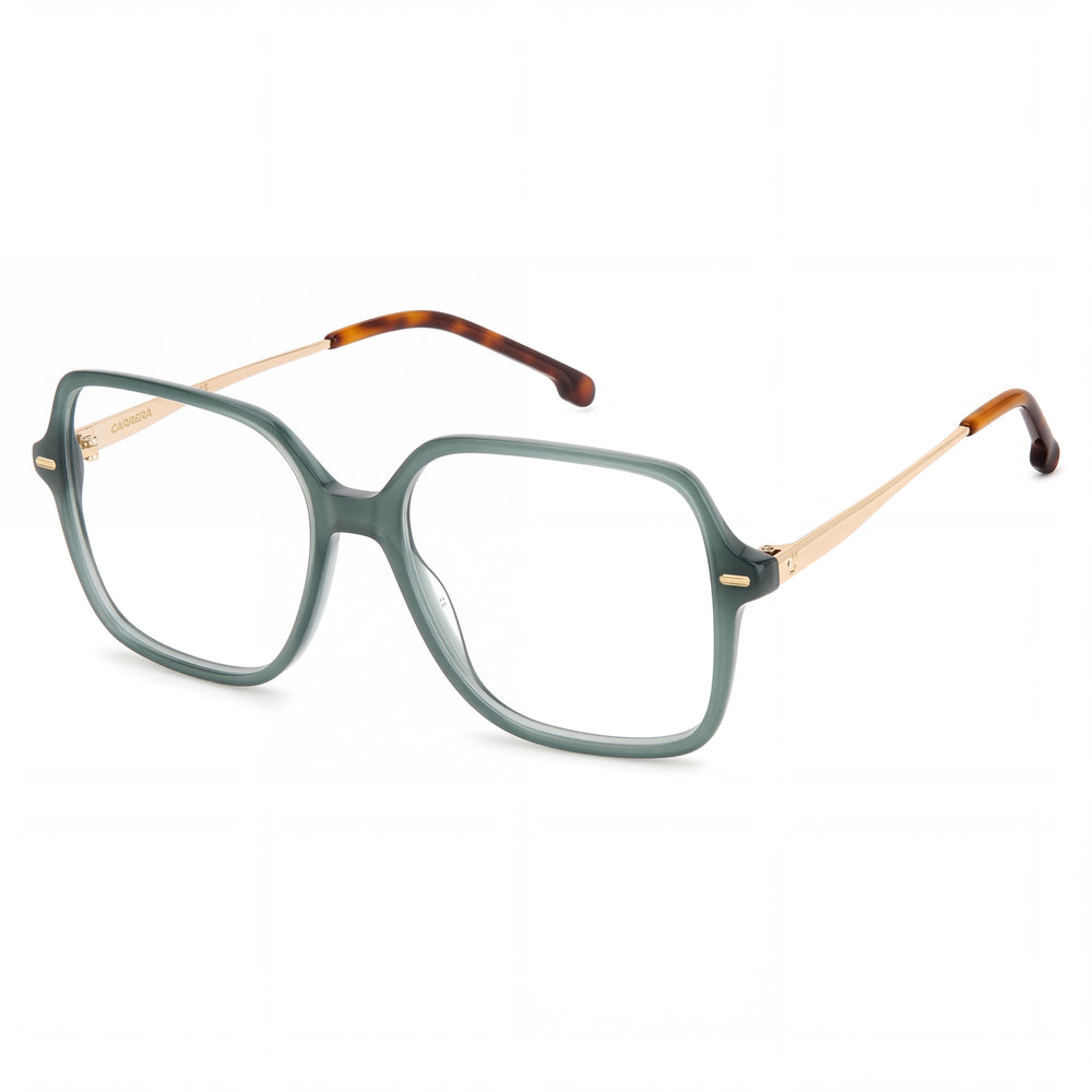 Gafas Carrera Casual para mujer de acetato verde con 55 mm de ancho de lente, 16 mm de puente y 140 mm de longitud de patilla
