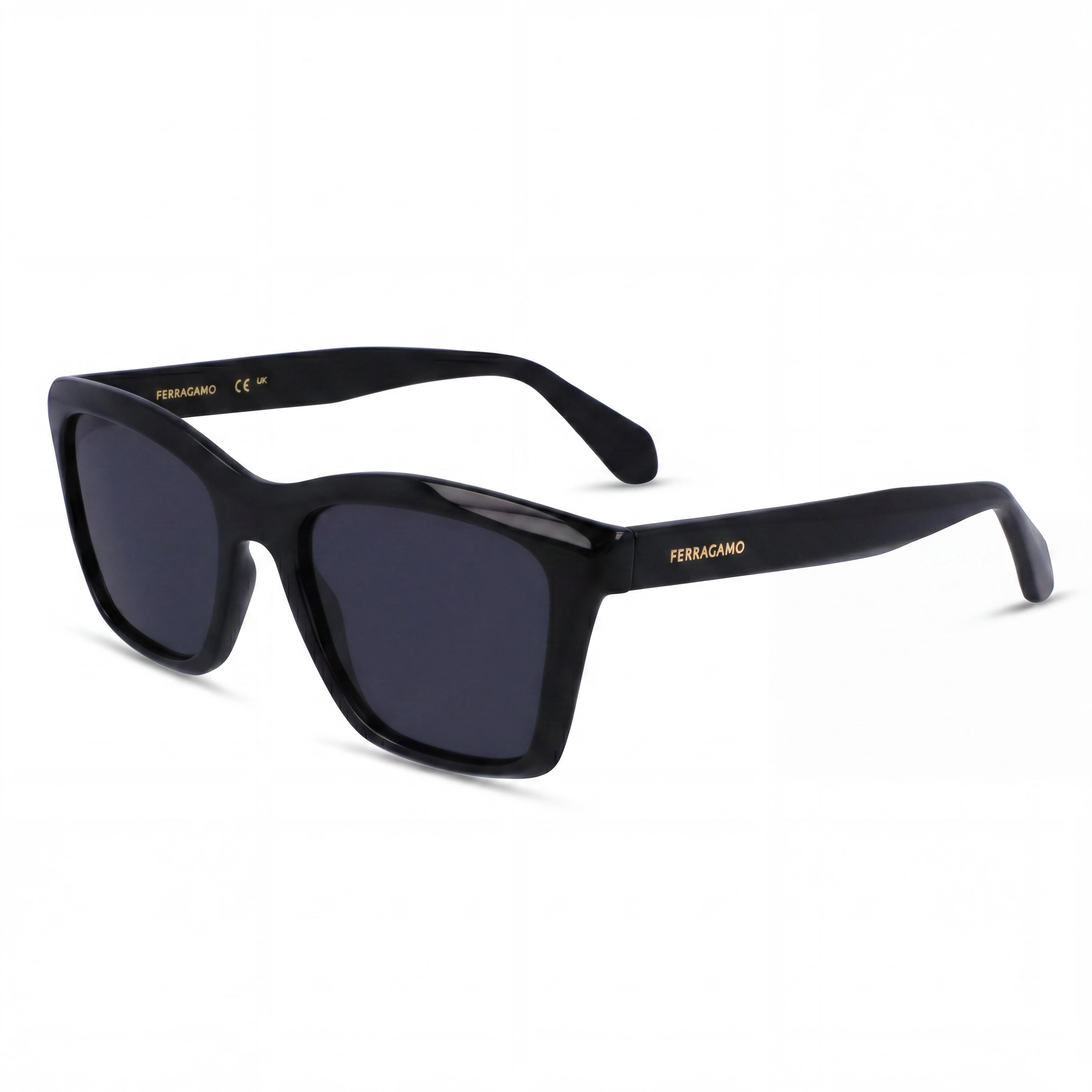 Ferragamo Sf2001s Unisex Black Acetate Eyewear 54mm, Photo 1