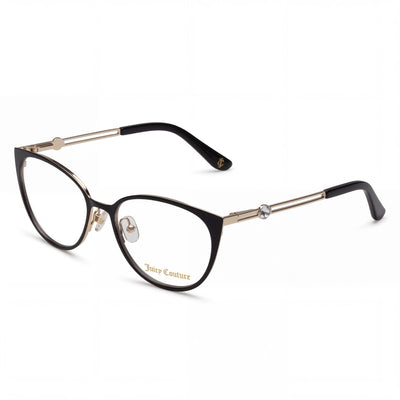 Juicy Couture Ju 221 Unisex Modern Matt Black Alloy Steel Sunglasses with Plastic Lenses Lens Width 51mm