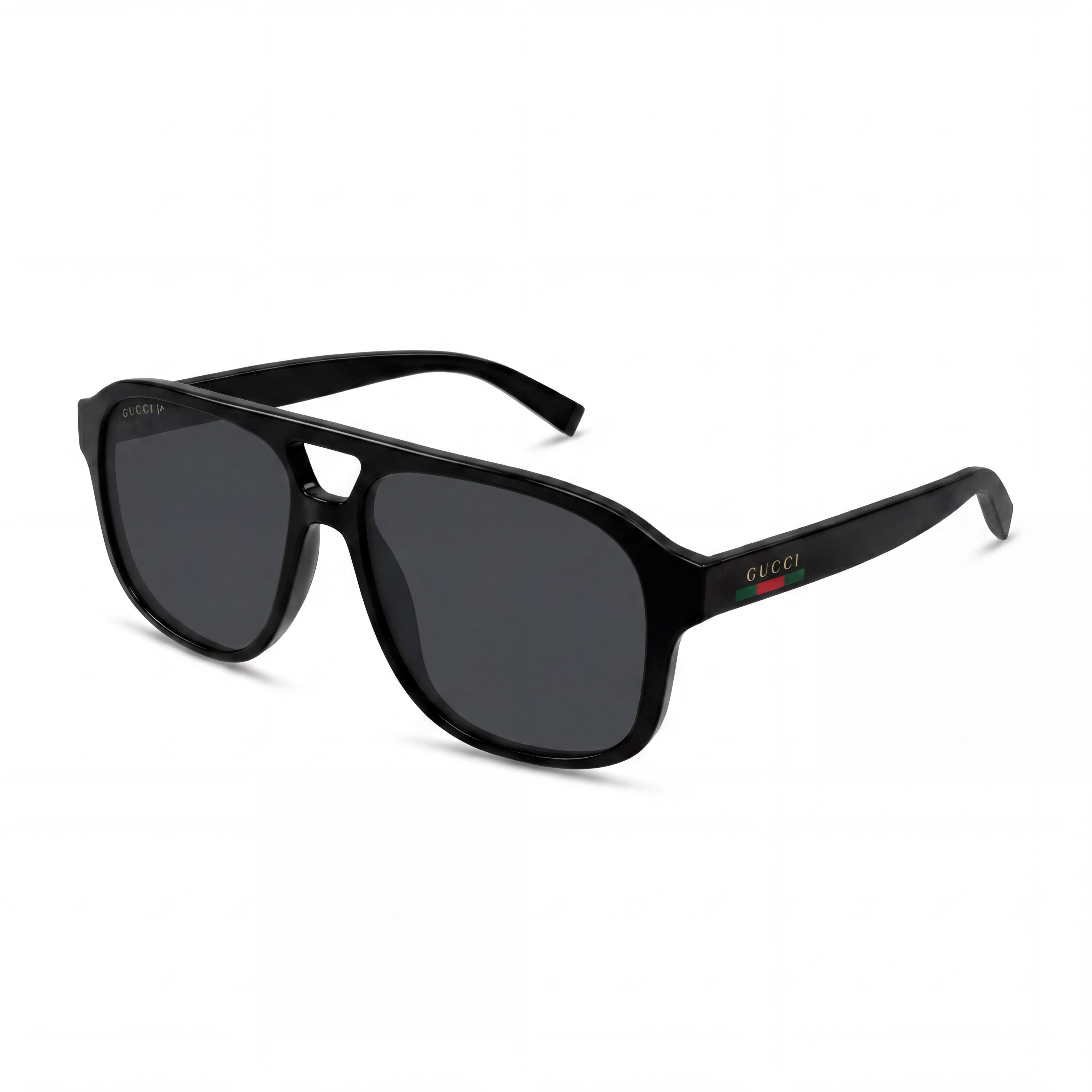 Gucci Modern GG1856S Unisex Injection Sunglasses - Black Frame, Black Lens, 18mm Bridge, 145mm Temple, Photo 1