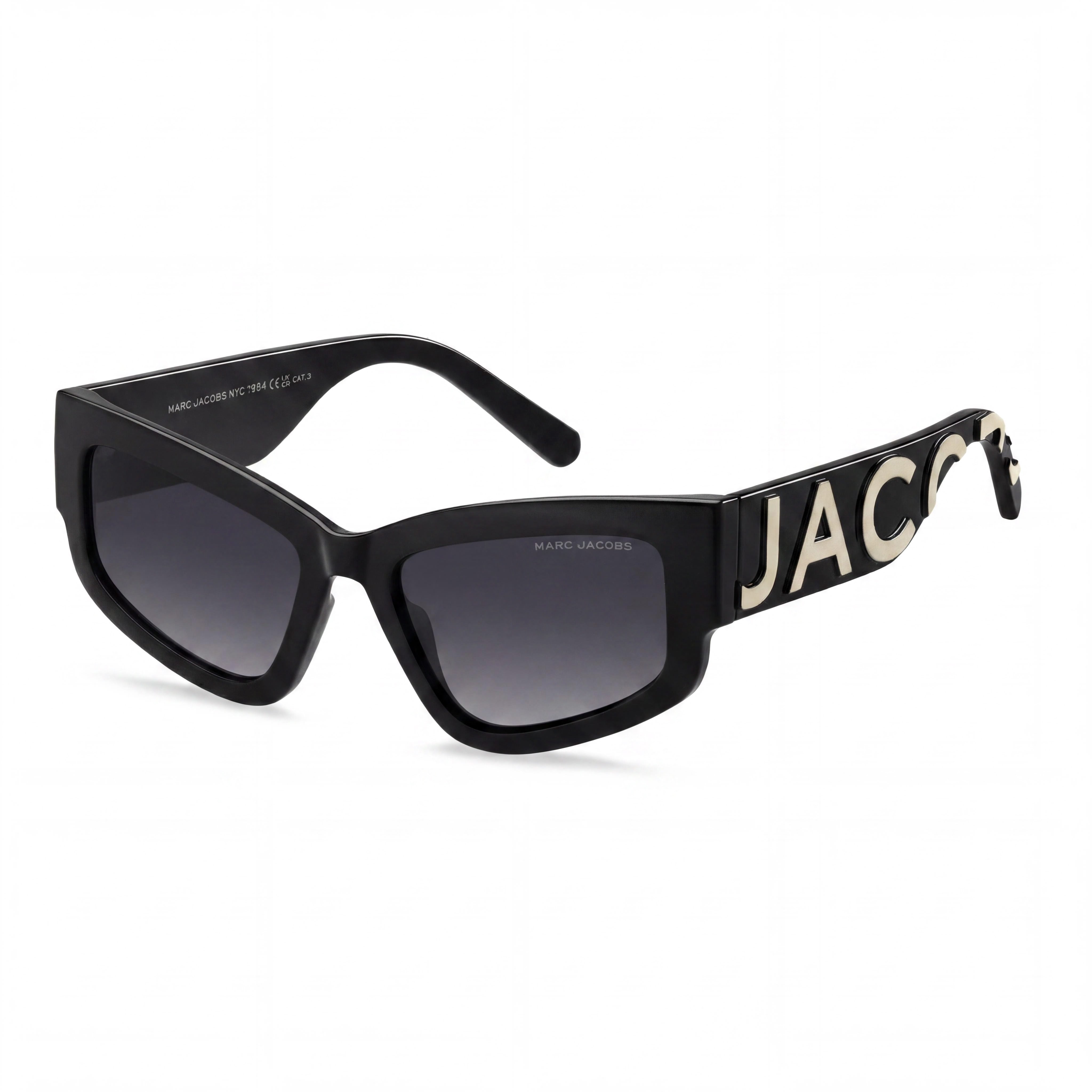 Marc Jacobs MARC 796/S Men's Casual Polyamide Black Beige Dark Grey Shaded Sunglasses 100% UV Protection 55mm, Photo 1