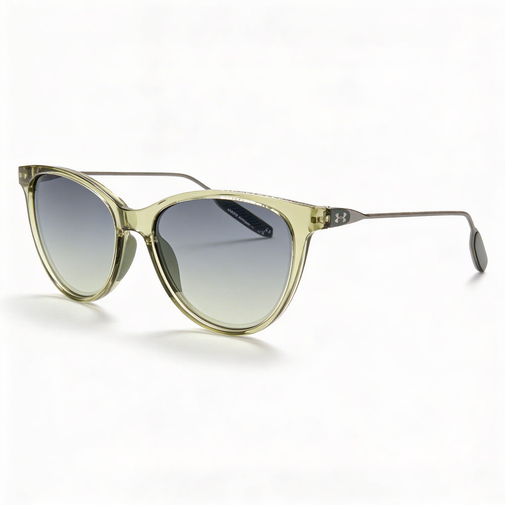 Gafas de sol Under Armour UA EXPANSE para mujer, montura de poliamida verde cristal, protección UV, no polarizadas, 54 mm