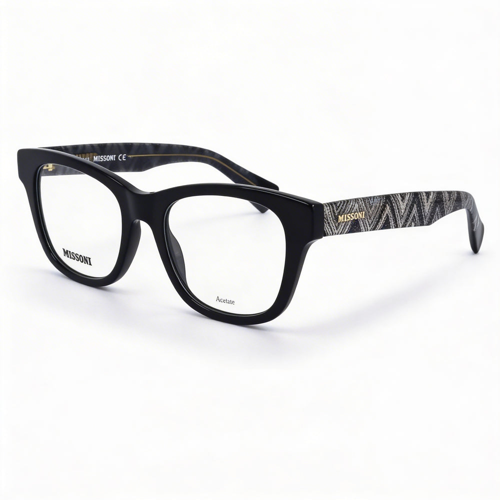 Gafas de sol informales para mujer Missoni MIS 0104 de acetato negro no polarizadas 50 mm