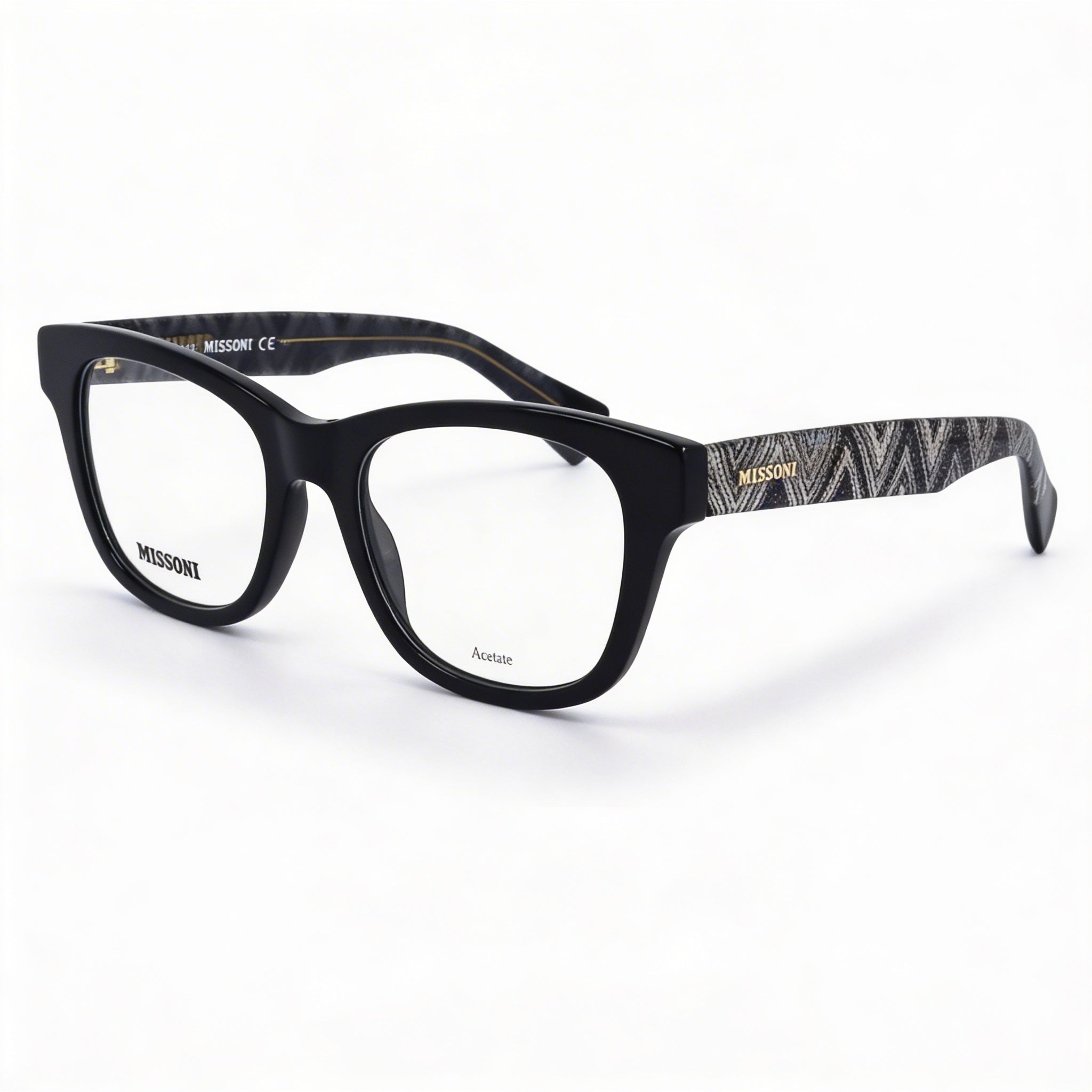 Missoni MIS 0104 Women's Casual Black Acetate Non-Polarized Sunglasses 50mm, Photo 1