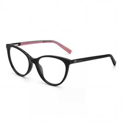 Missoni Cat Eye Unisex Black Acetate Optical Glasses 54-17-140mm