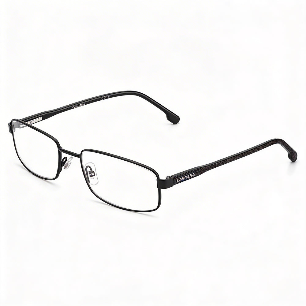 Carrera Carrera 264 Unisex Matte Black Alloy Steel Frame Eyeglasses, Prescription Ready, 55mm Lens Width