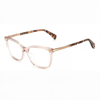 Gafas de sol rag & bone modernas para mujer, con montura y lentes de acetato color beige, tamaño 51-15-140mm
