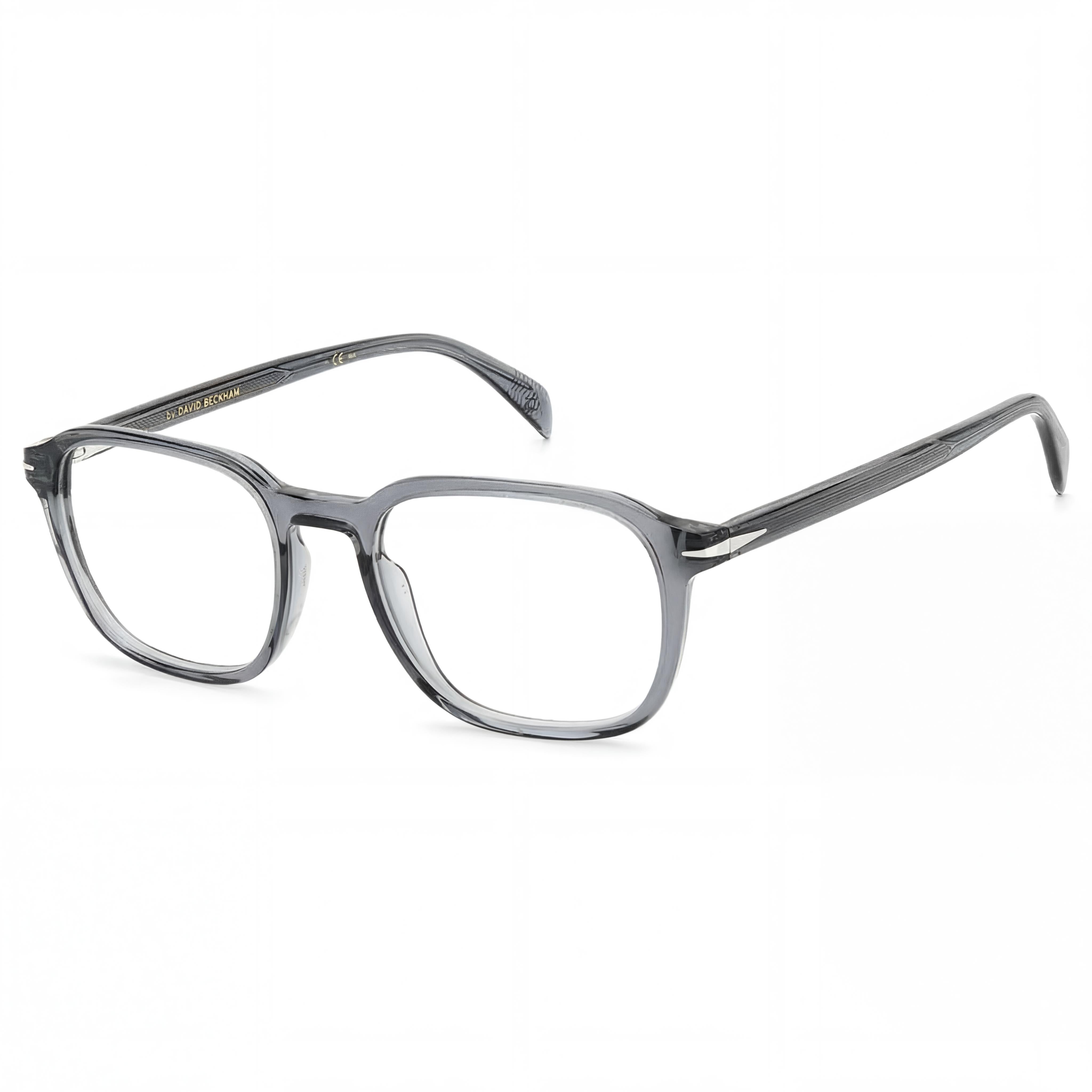 David Beckham Db 1084 Men's Transparent Grey Plastic Frame Eyewear 51mm Lens Width, Photo 1