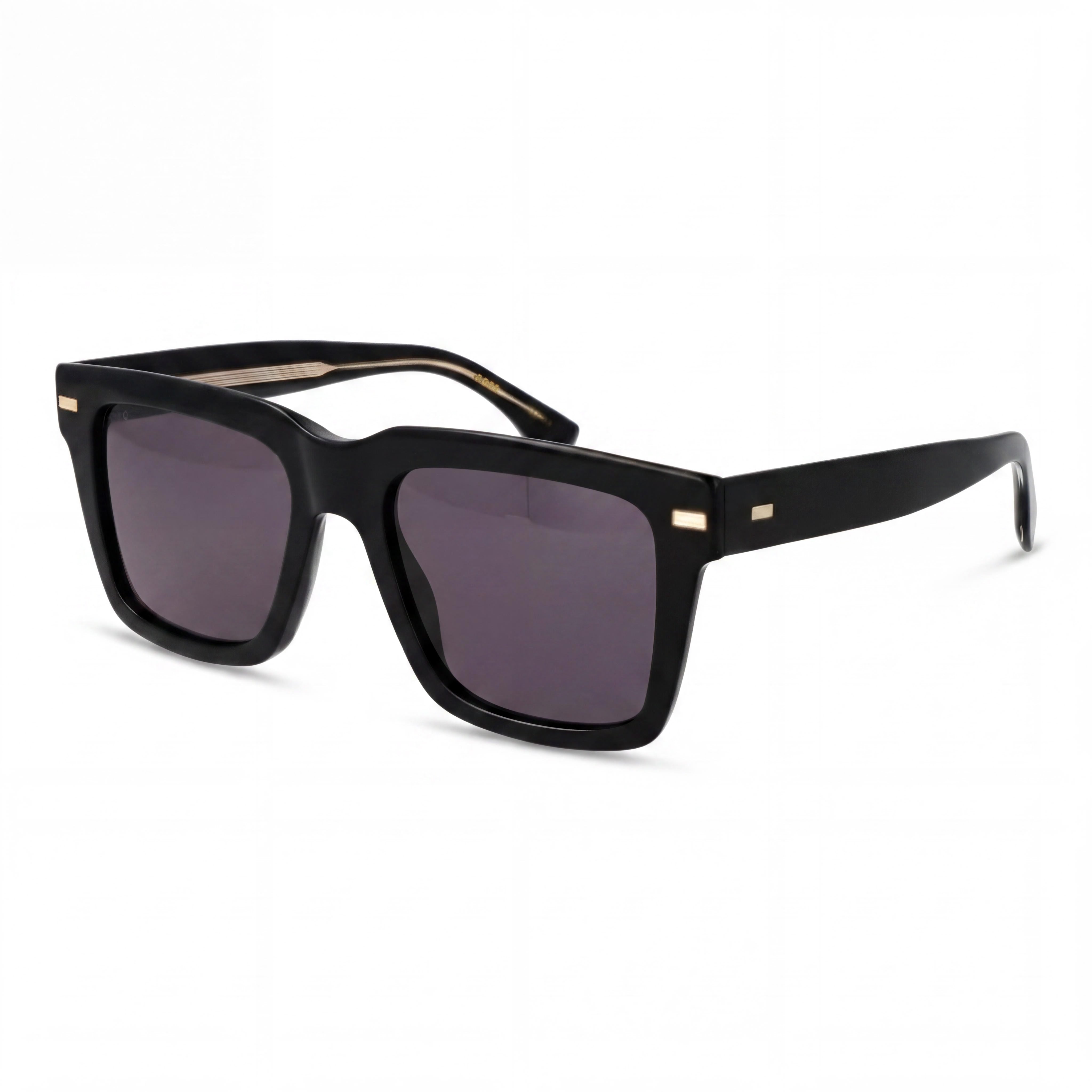 Giorgio Armani Contemporary Unisex Black BIO-ACETATE Frame Sunglasses with UV Protection 53-19-145mm, Photo 1
